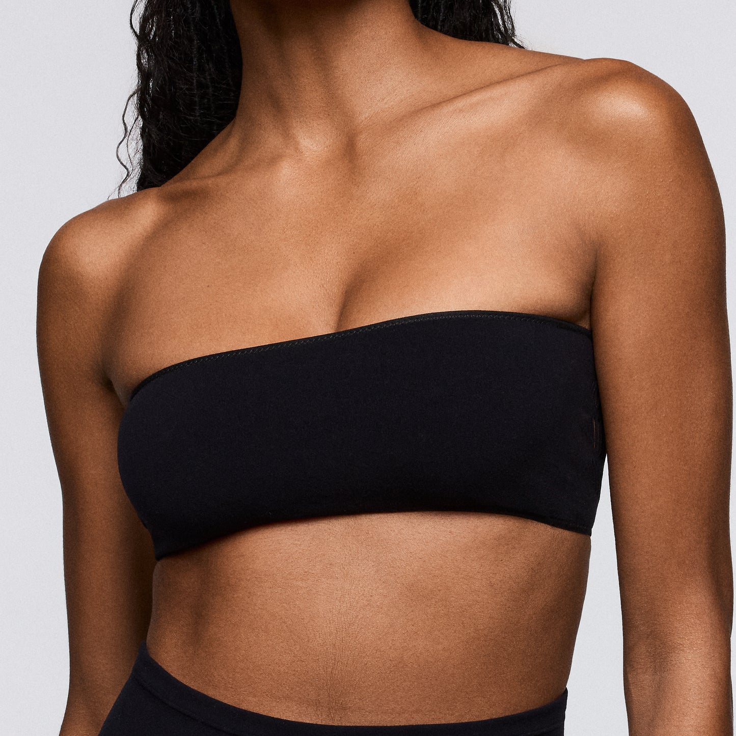 Sarda Mckeon strapless beha zonder mousse zwart
