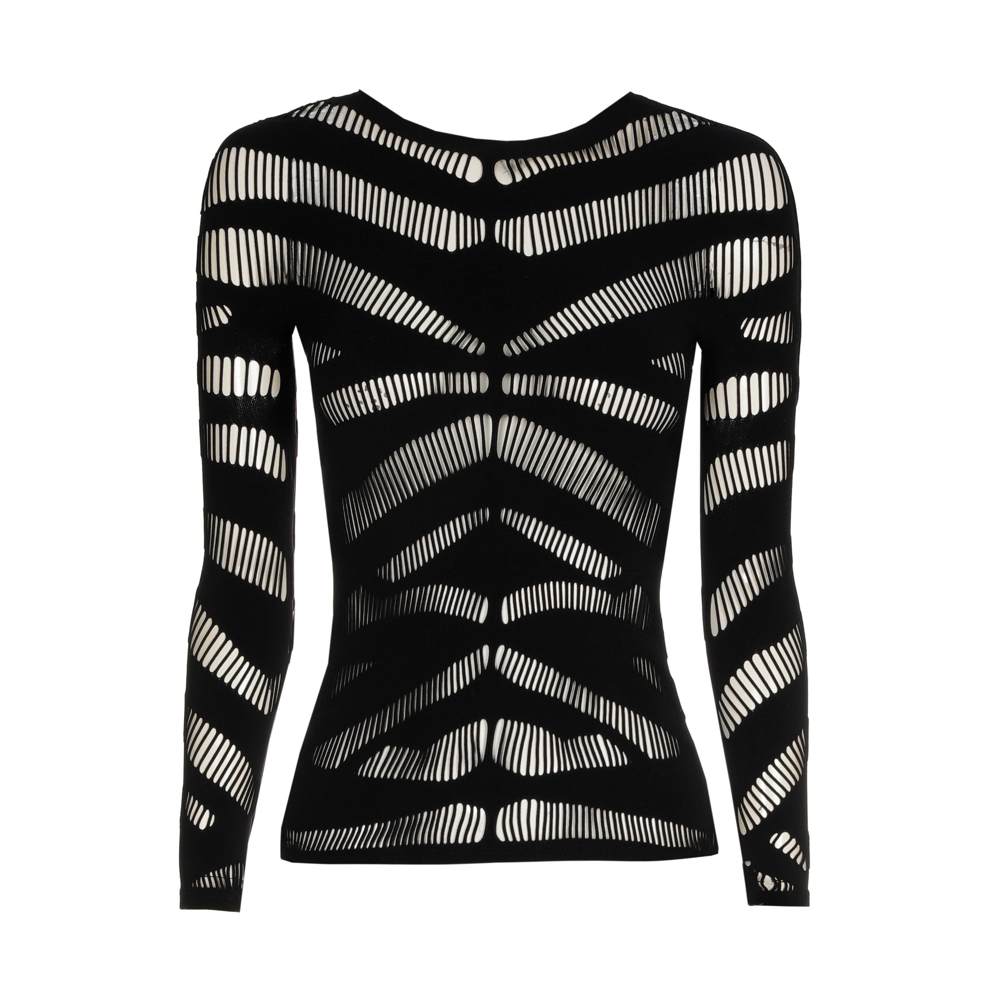 Sarda Rojas t-shirt met lange mouwen zwart