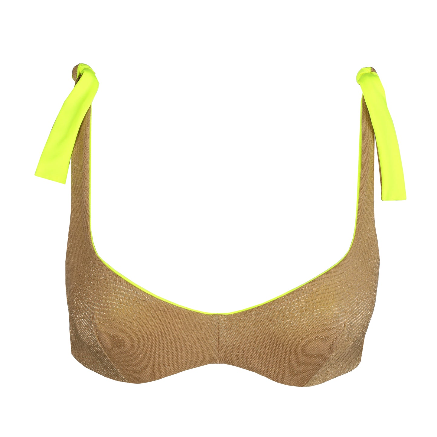 Sarda Swim Denes volle cup bikinitop Neon Gold