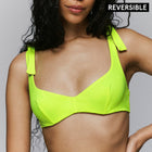 Sarda Swim Denes volle cup bikinitop Neon Gold