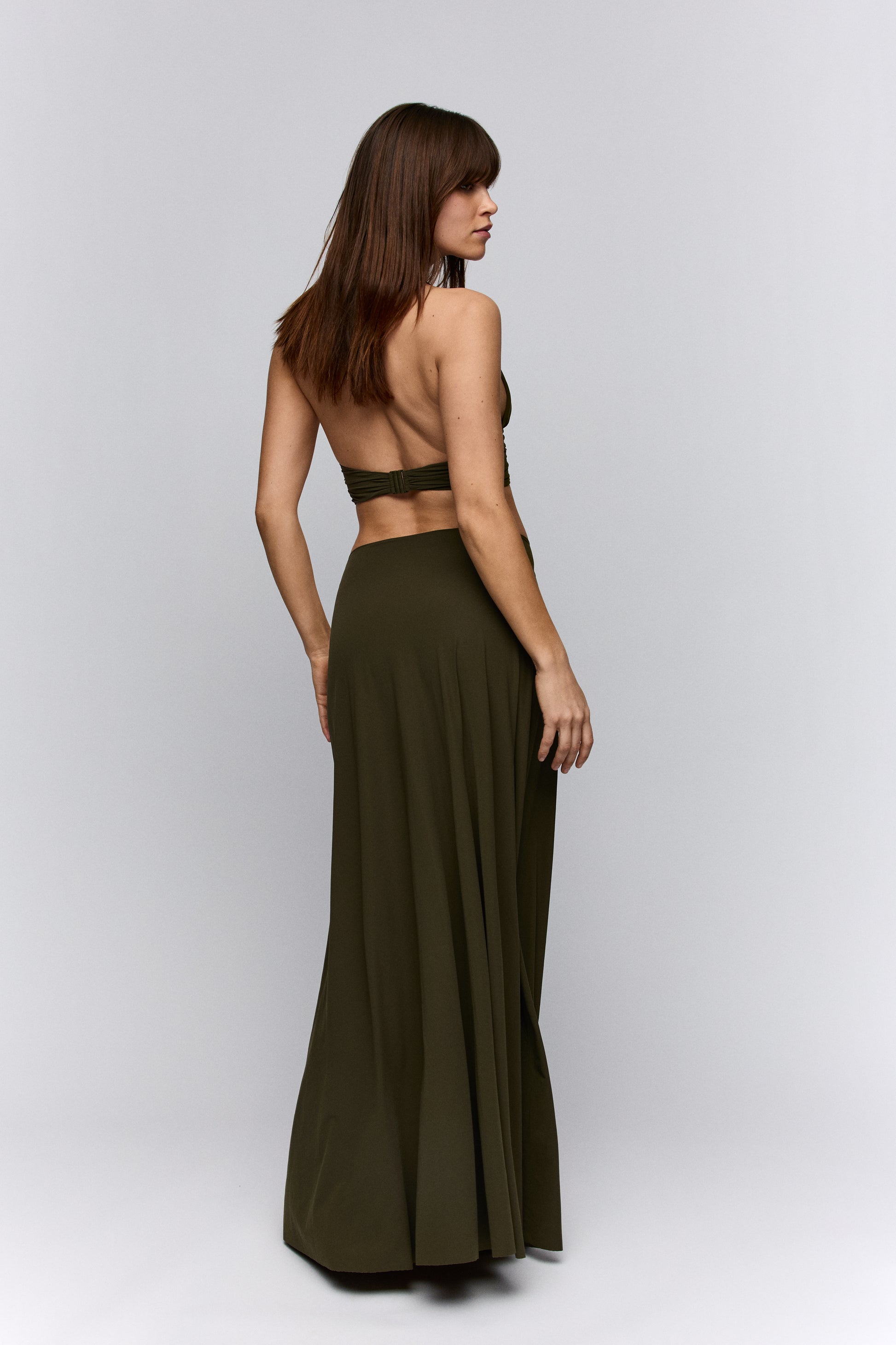 Sarda Swim Lita voorgevormde triangel bikini olive green