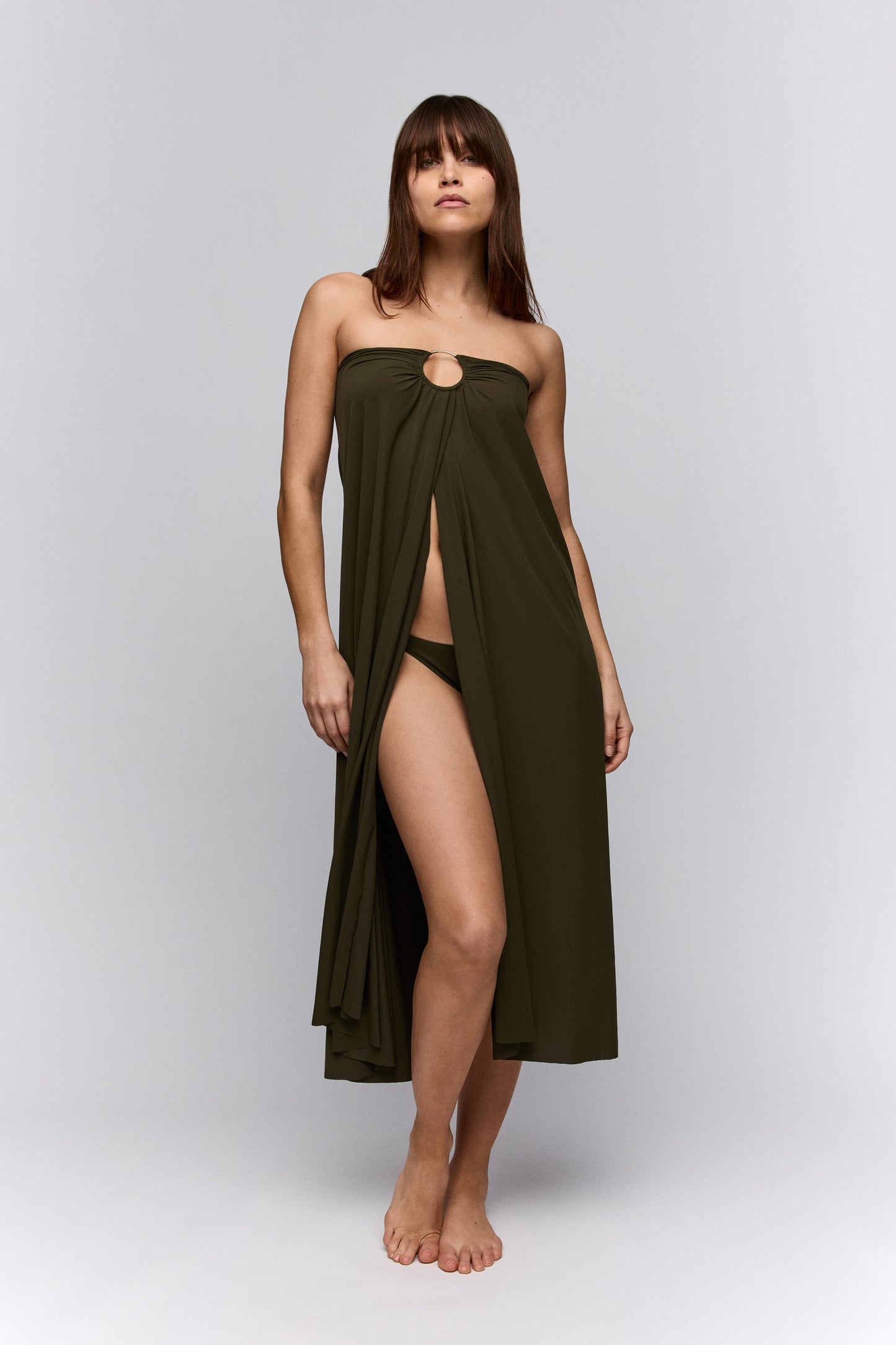Sarda Swim Lita voorgevormde triangel bikini olive green