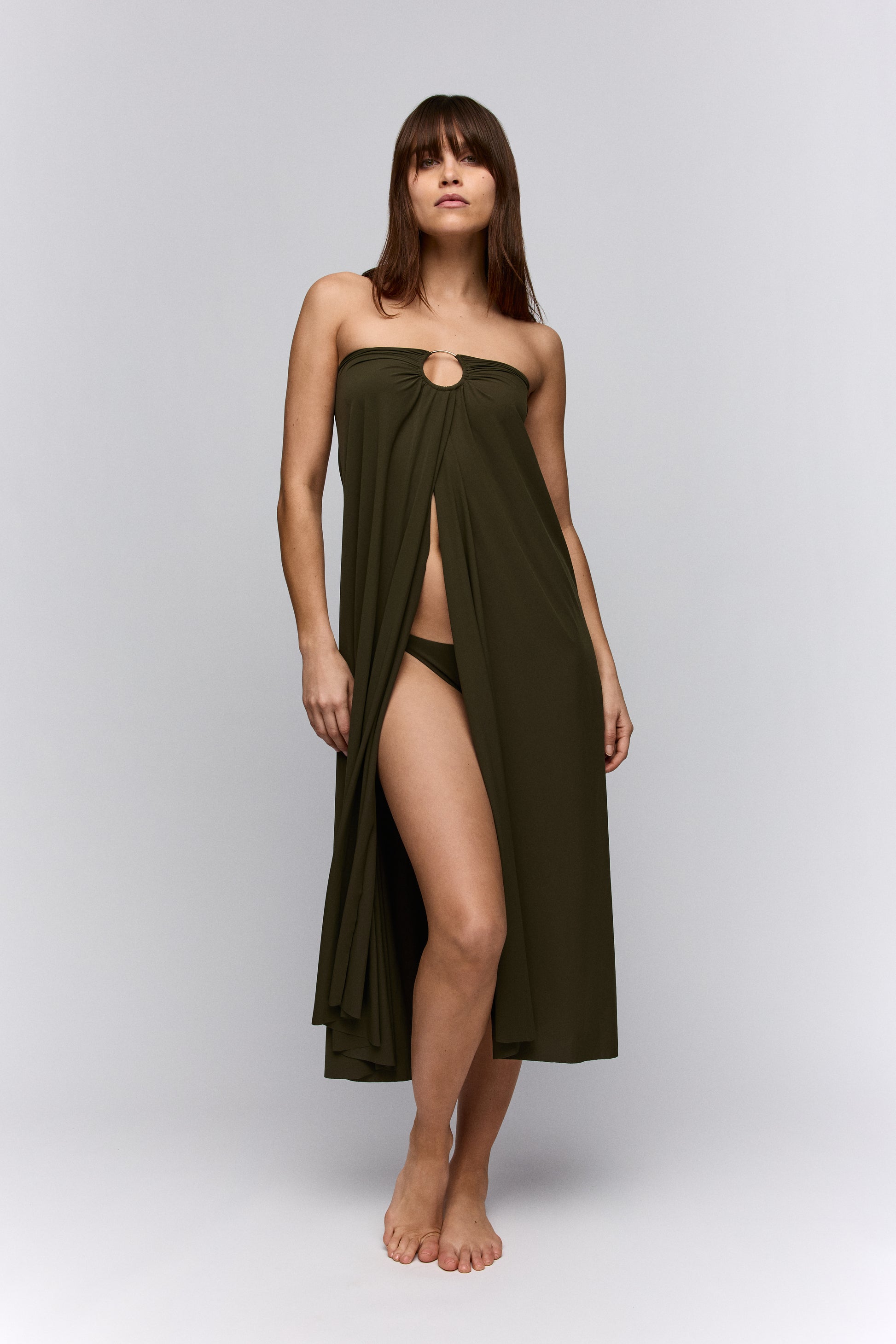 Sarda Swim Lita voorgevormde triangel bikini olive green