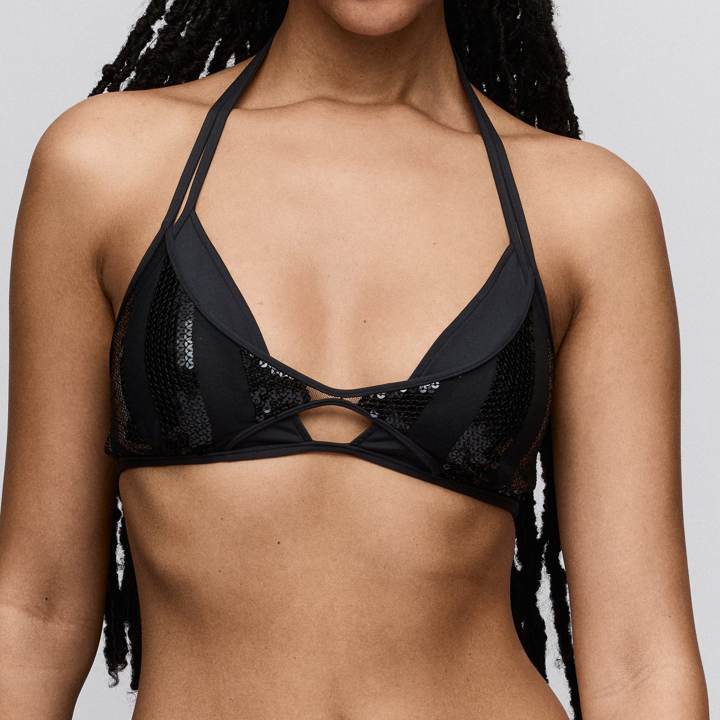 Sarda Swim Sha voorgev. mini triangel bikini zwart