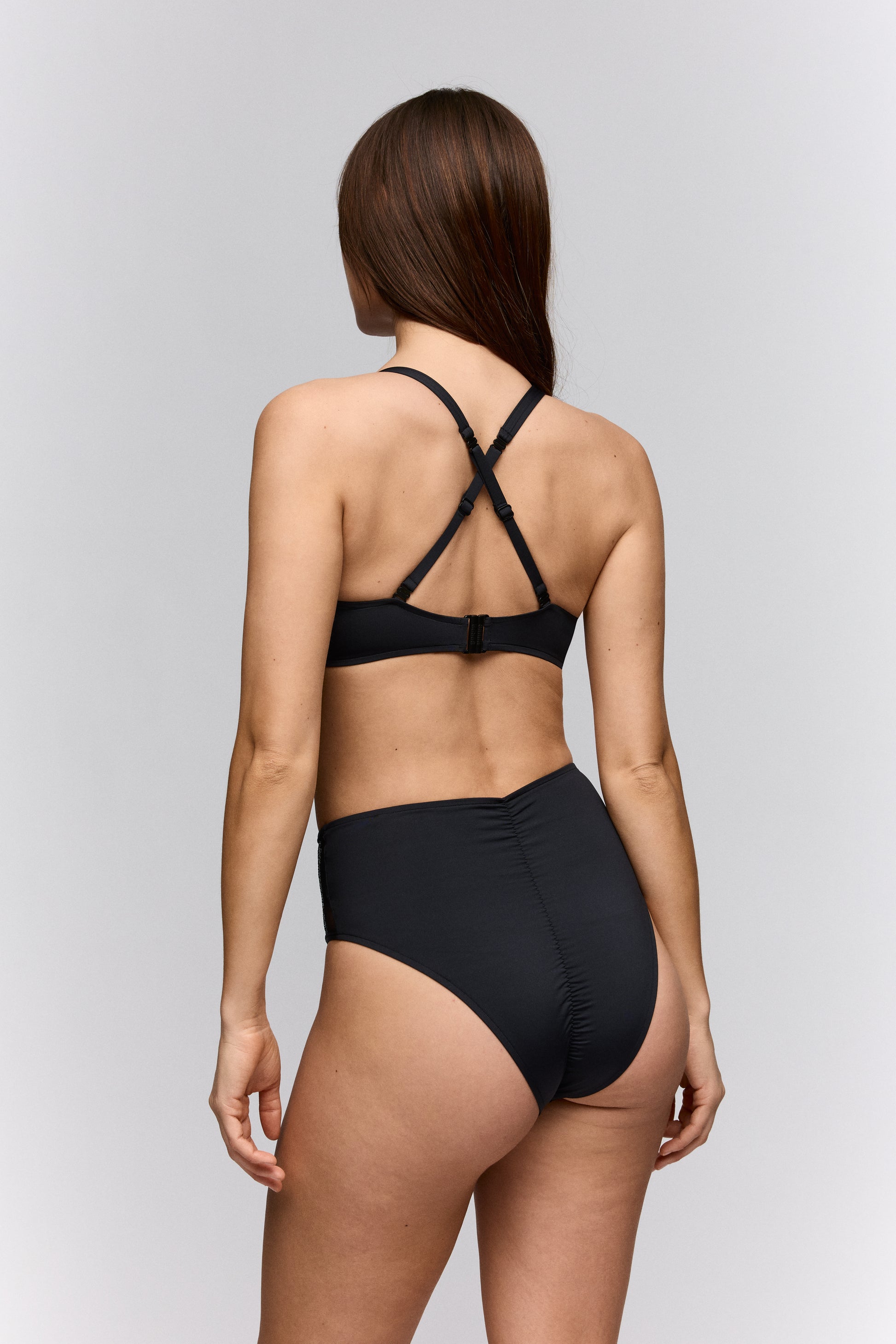 Sarda Swim Sha voorgev. mini triangel bikini zwart