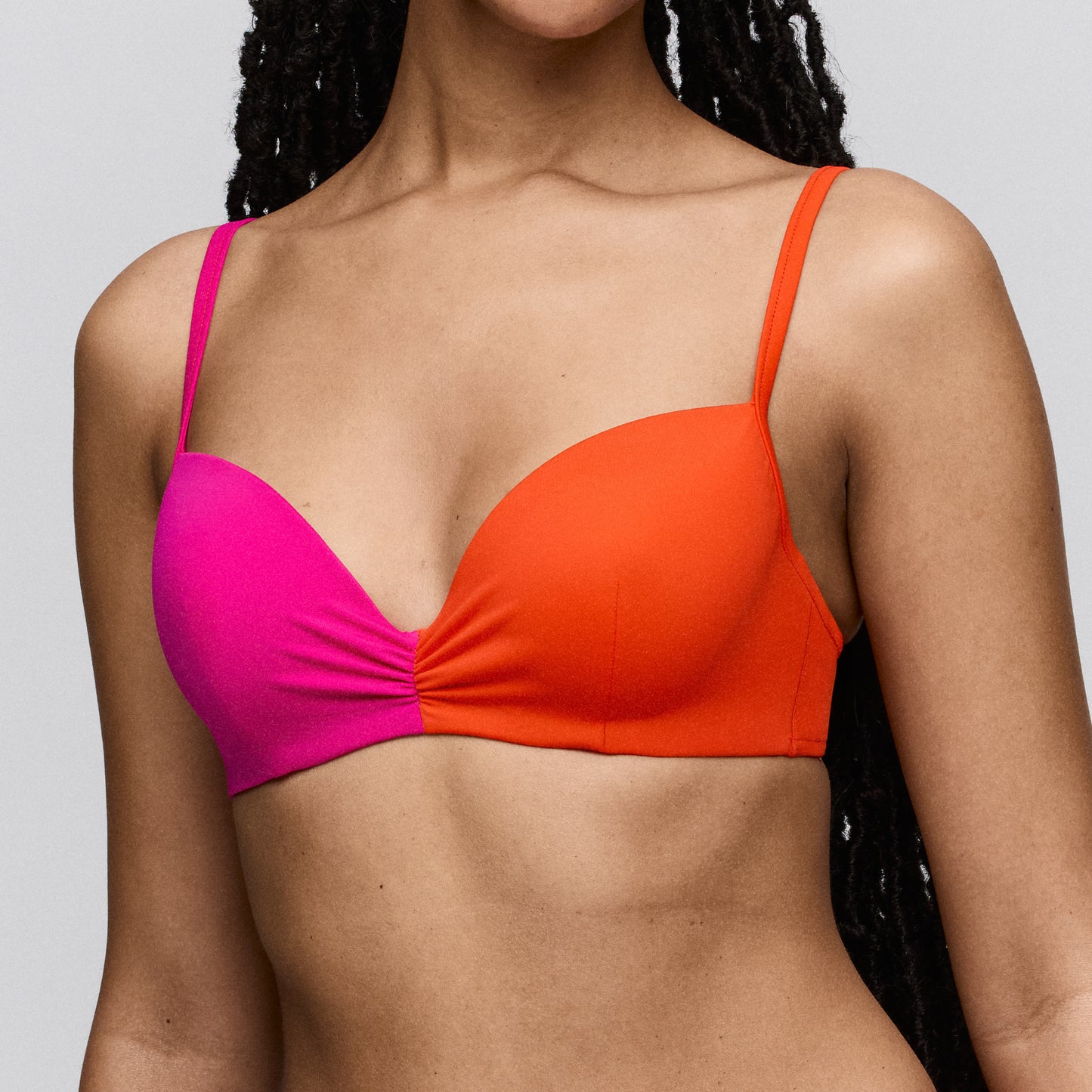Sarda Swim Kharlan voorgevormde plunge bikinitop sunset