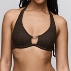 Sarda Swim Janja flexi wire bikinitop chocolade