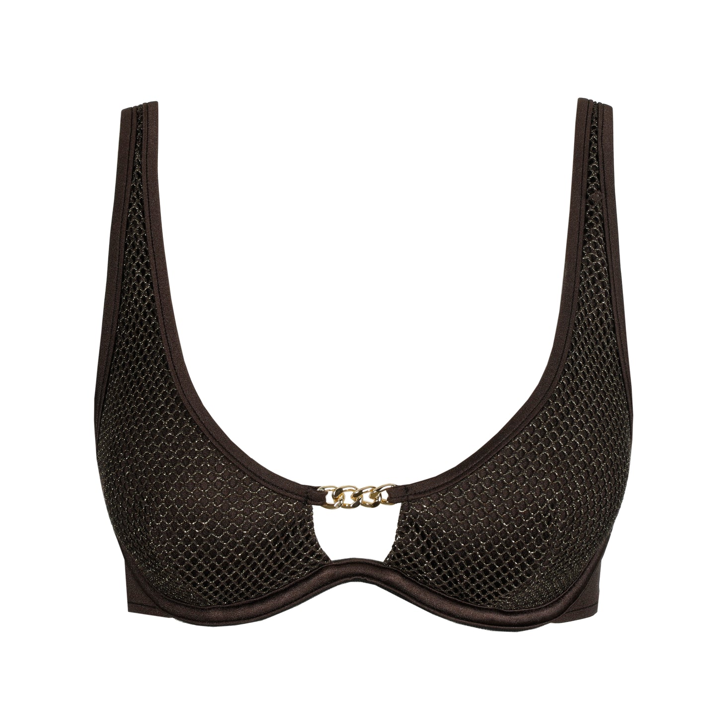 Sarda Swim Janja flexi wire bikinitop chocolade