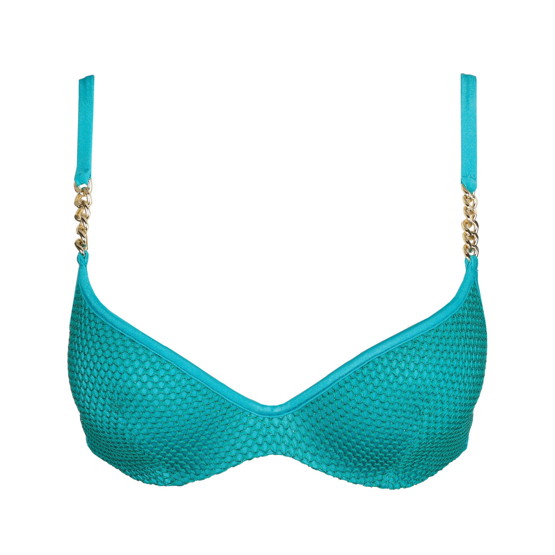 Sarda Swim Janja voorgevormde plunge bikinitop Paradise ocean