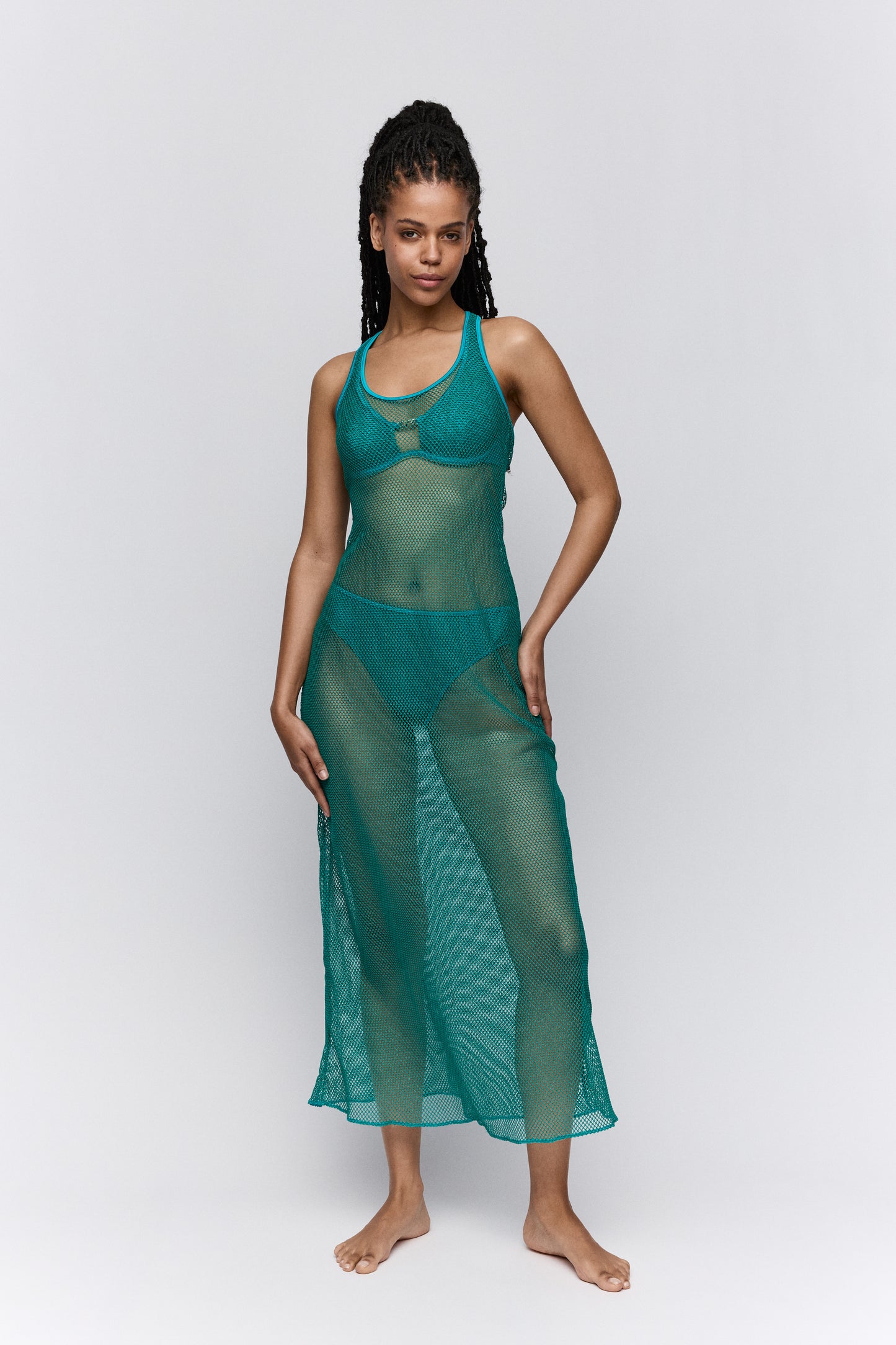 Sarda Swim Janja badmode lange jurk Paradise ocean