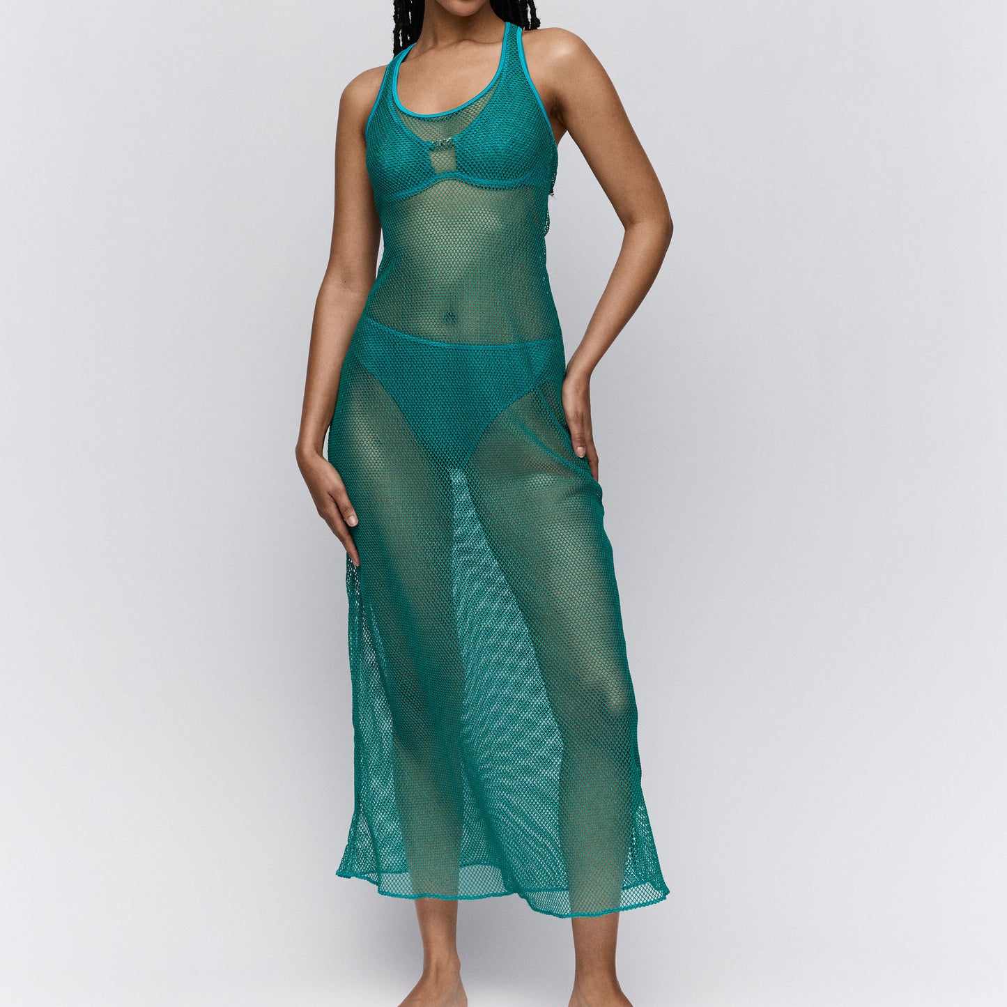 Sarda Swim Janja badmode lange jurk Paradise ocean