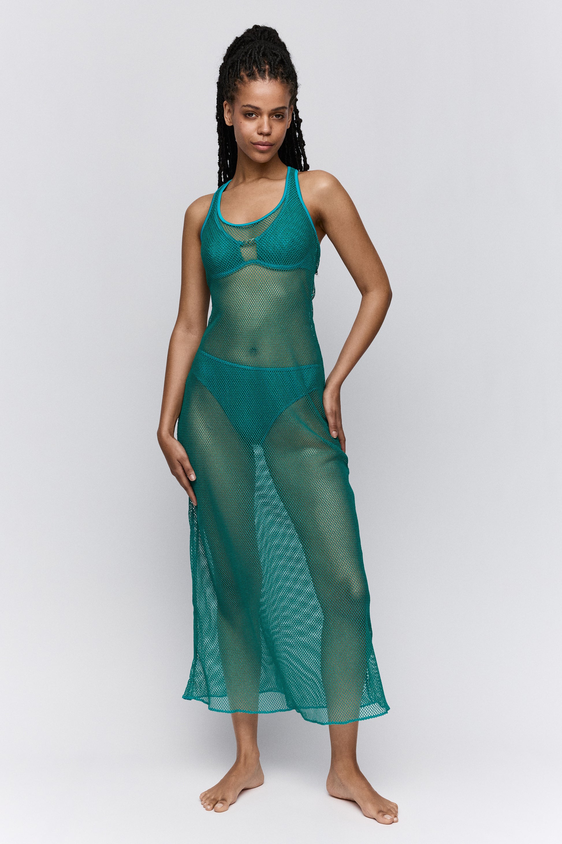 Sarda Swim Janja badmode lange jurk Paradise ocean