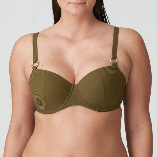 PrimaDonna Swim Sahara voorgevormde balconette bikini olijf