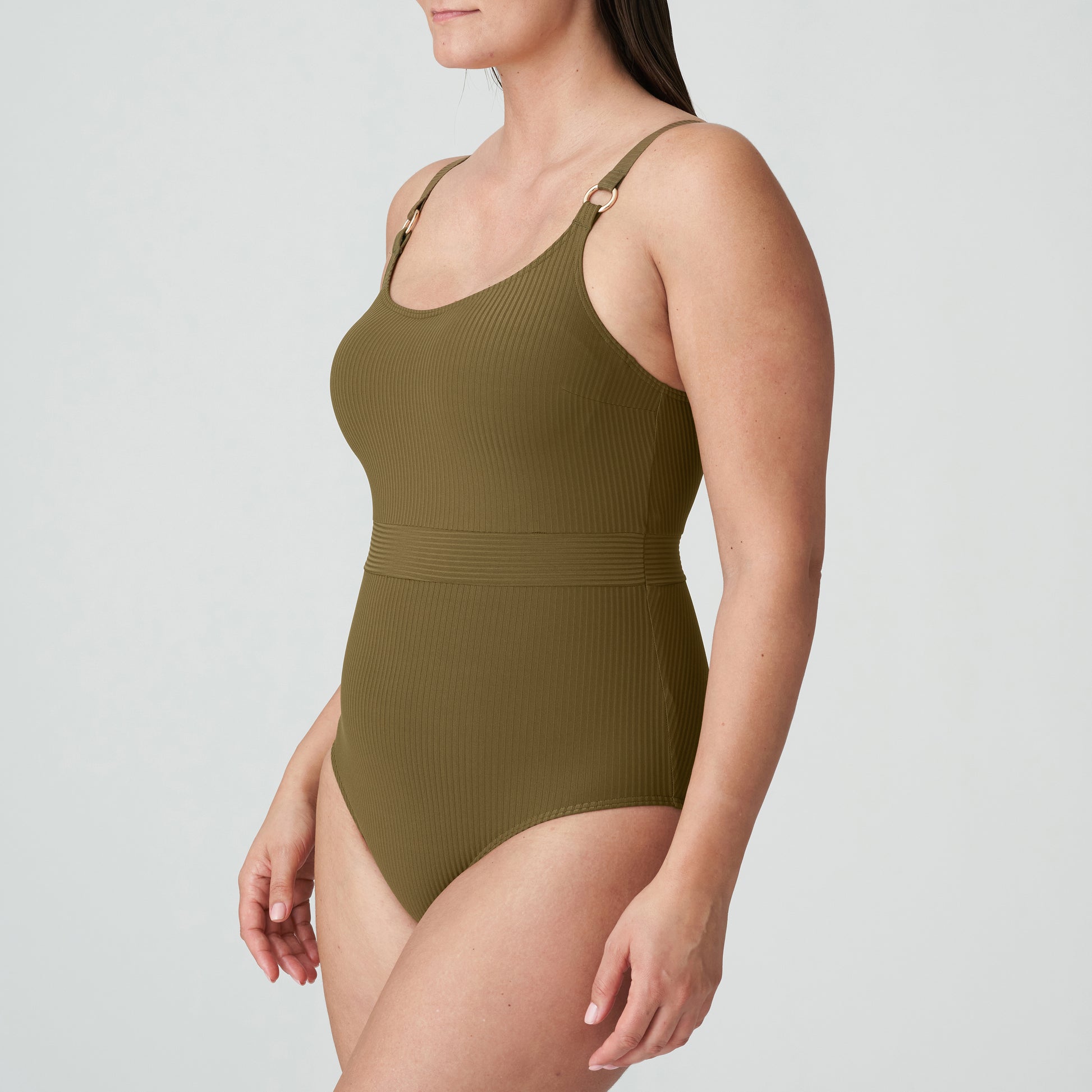 PrimaDonna Swim Sahara voorgevormd badpak beugelloos olijf