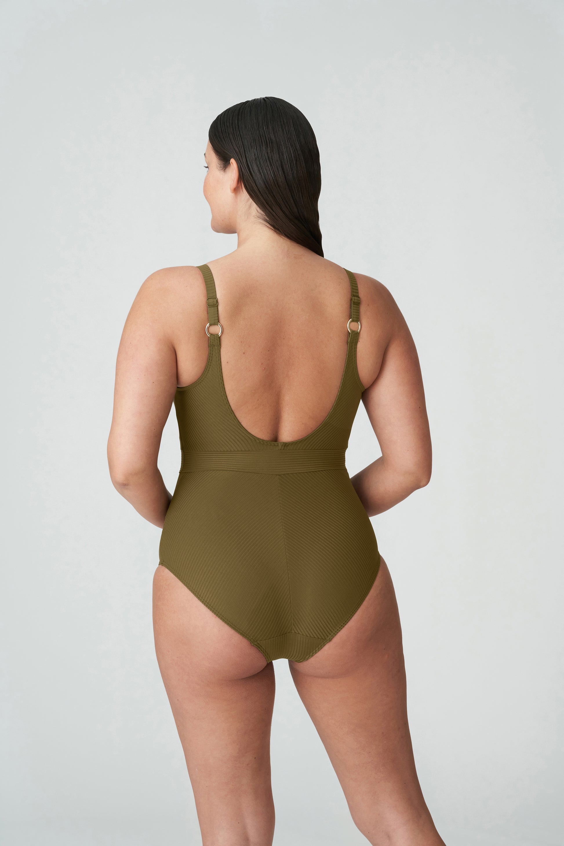 PrimaDonna Swim Sahara voorgevormd badpak beugelloos olijf