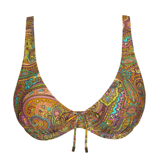 PrimaDonna Swim Sakarun plunge bikini halve mousse cup Sunny Paisley