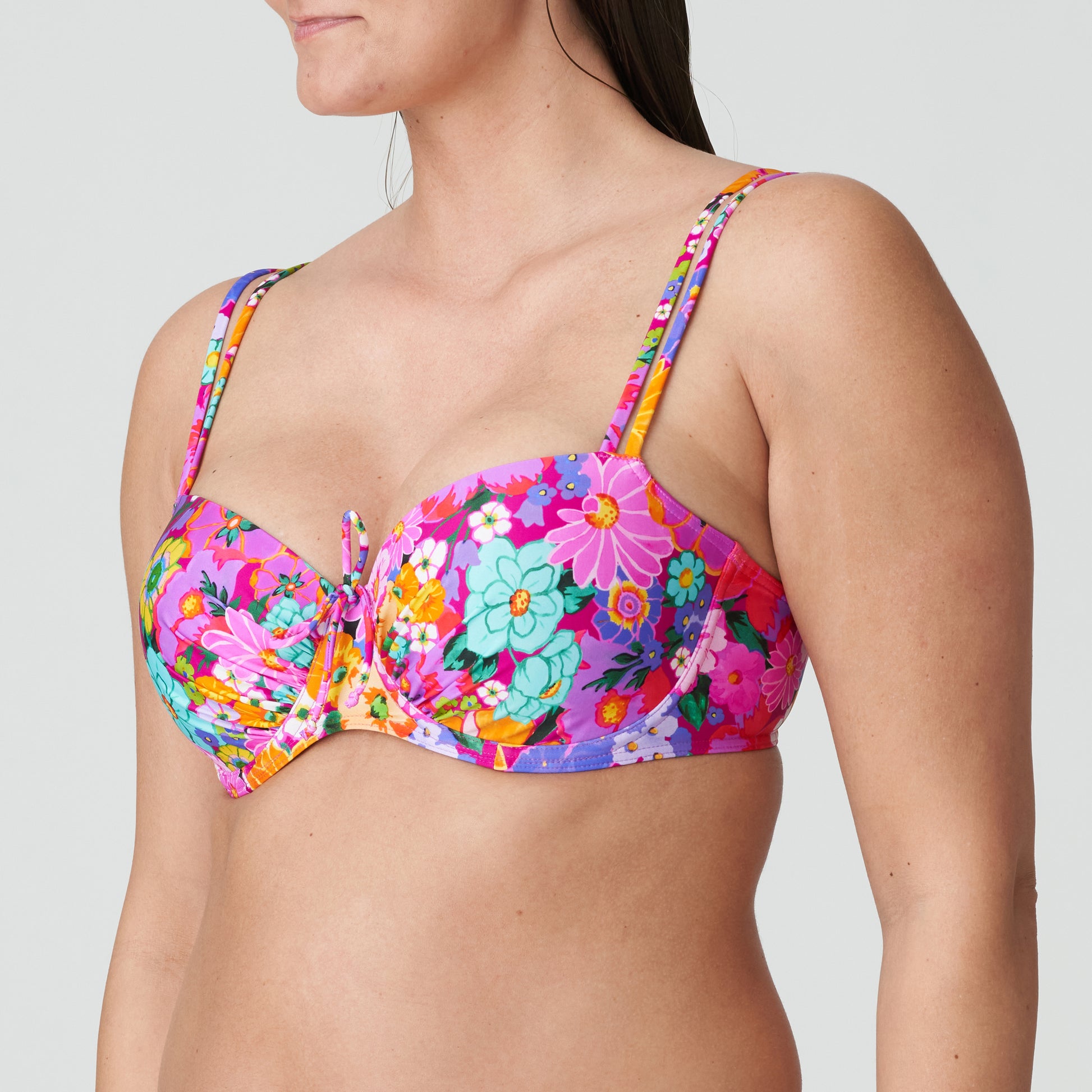 PrimaDonna Swim Najac voorgevormde balconette bikini Floral Explosion