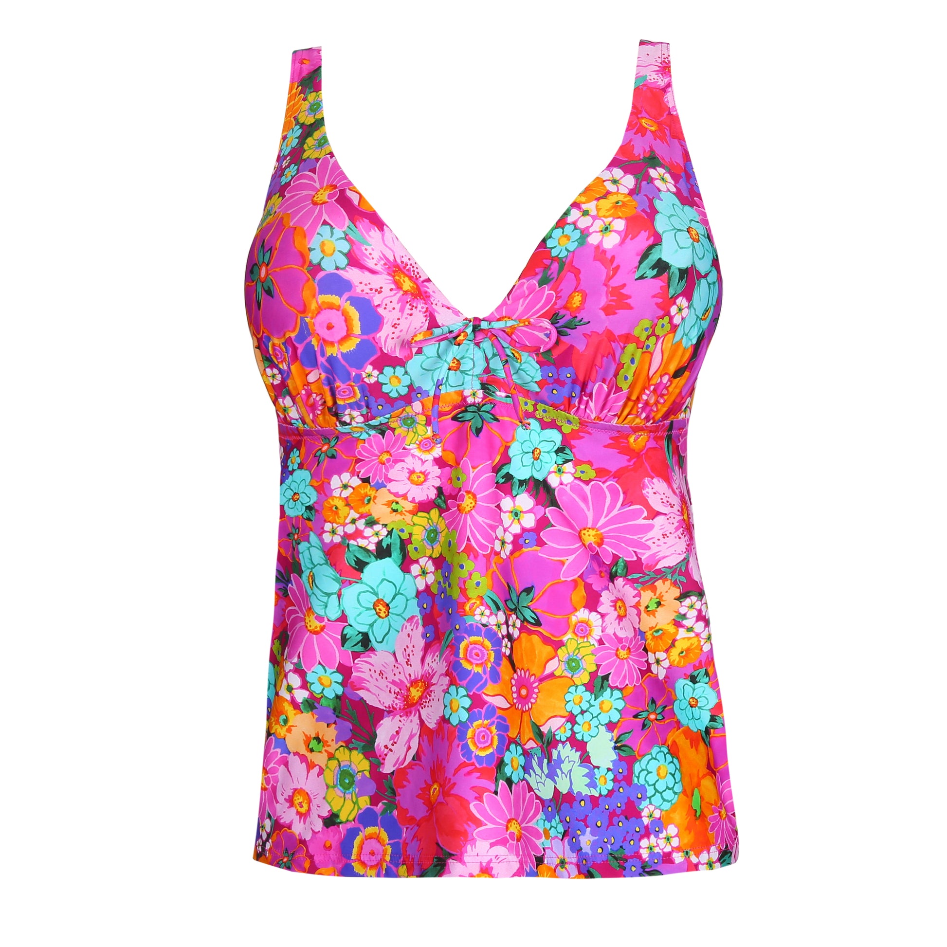 PrimaDonna Swim Najac plunge tankini halve mousse Floral Explosion