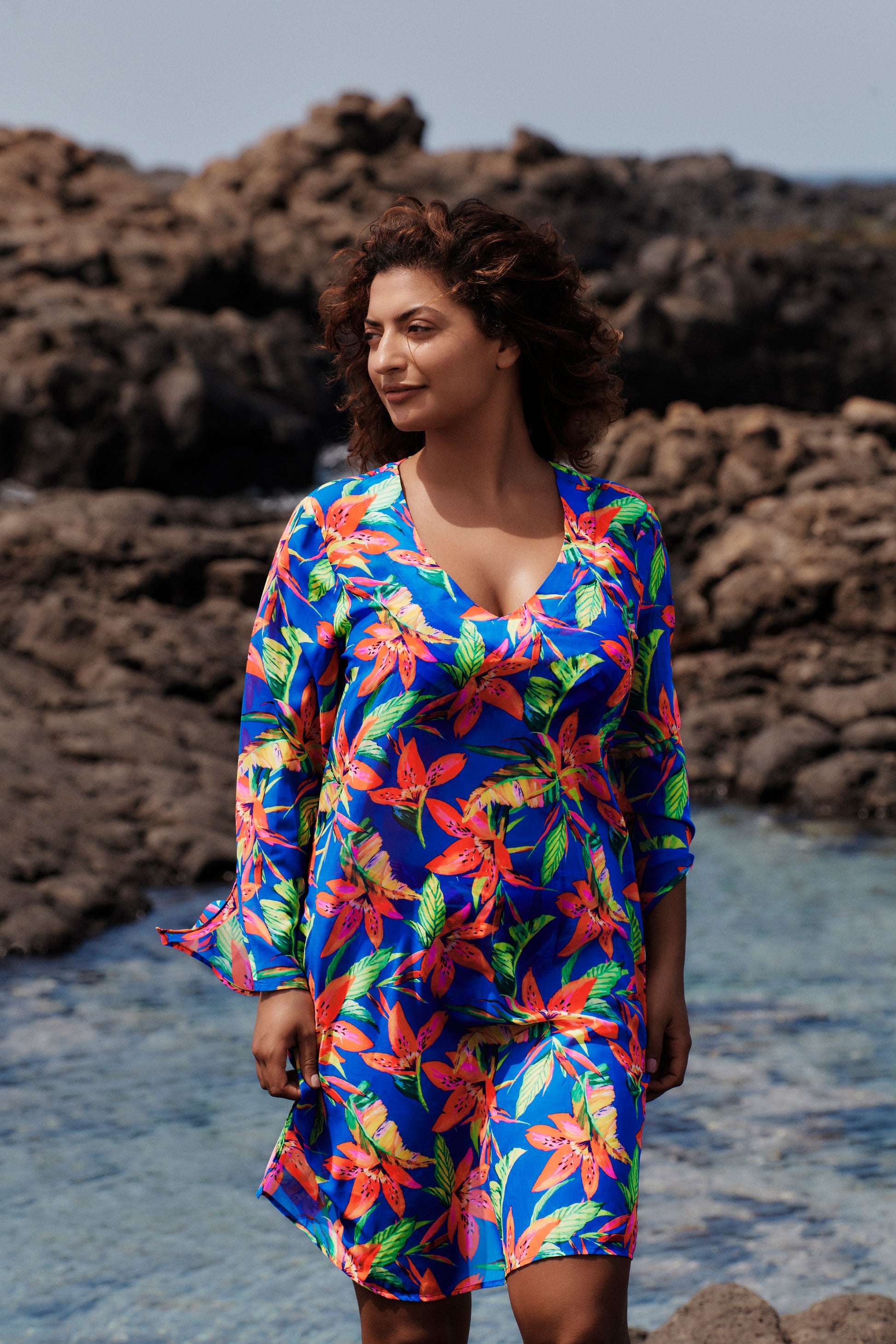 PrimaDonna Swim Latakia badmode caftan Tropical Rainforest