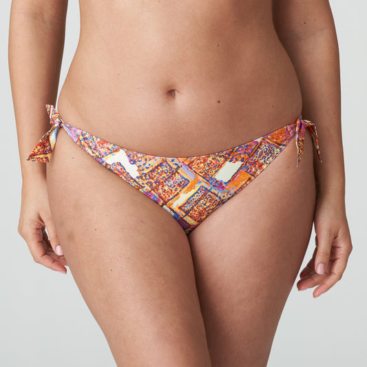 PrimaDonna Swim Navalato bikini heupslip met koordjes Summer Sunset