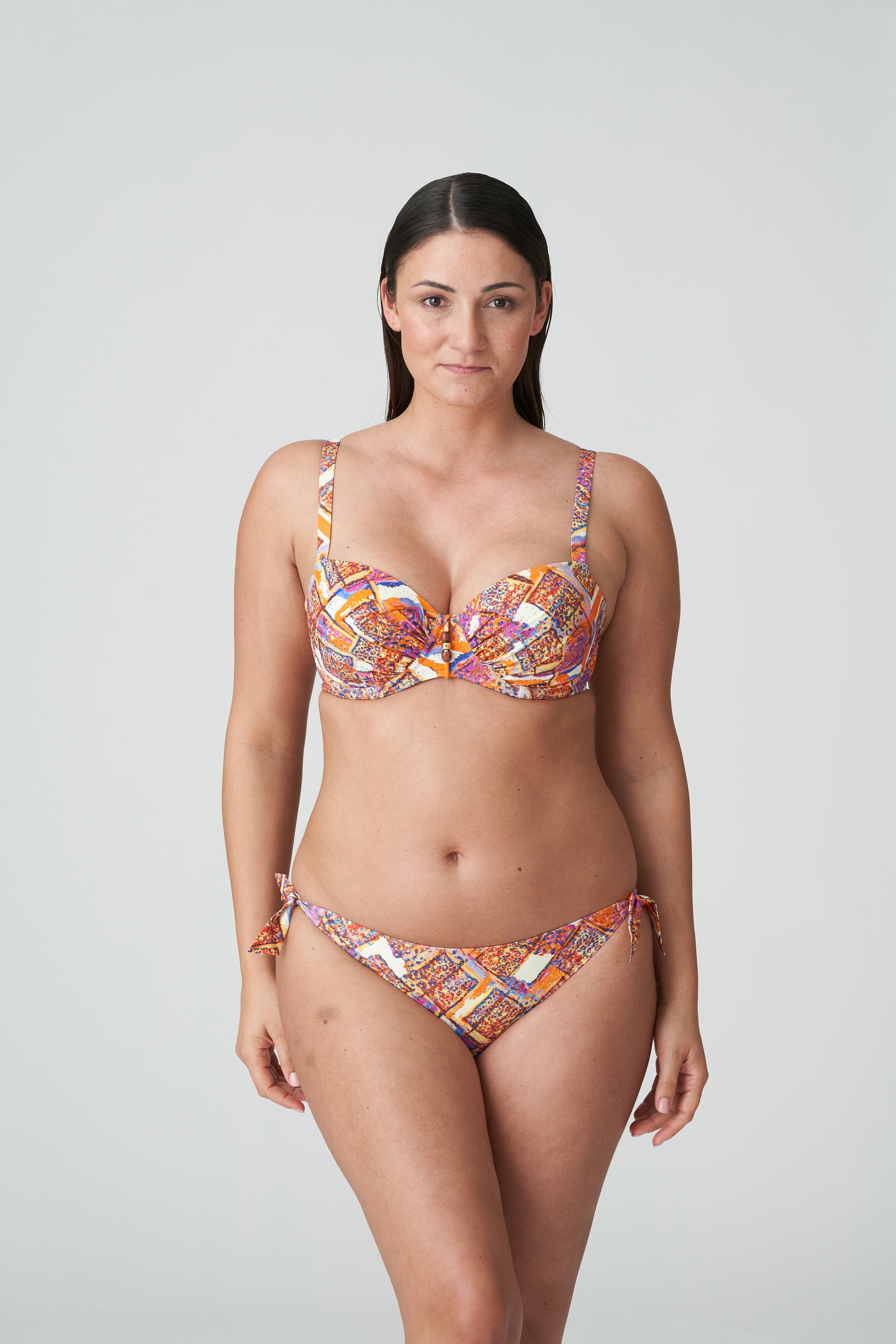 PrimaDonna Swim Navalato bikini heupslip met koordjes Summer Sunset