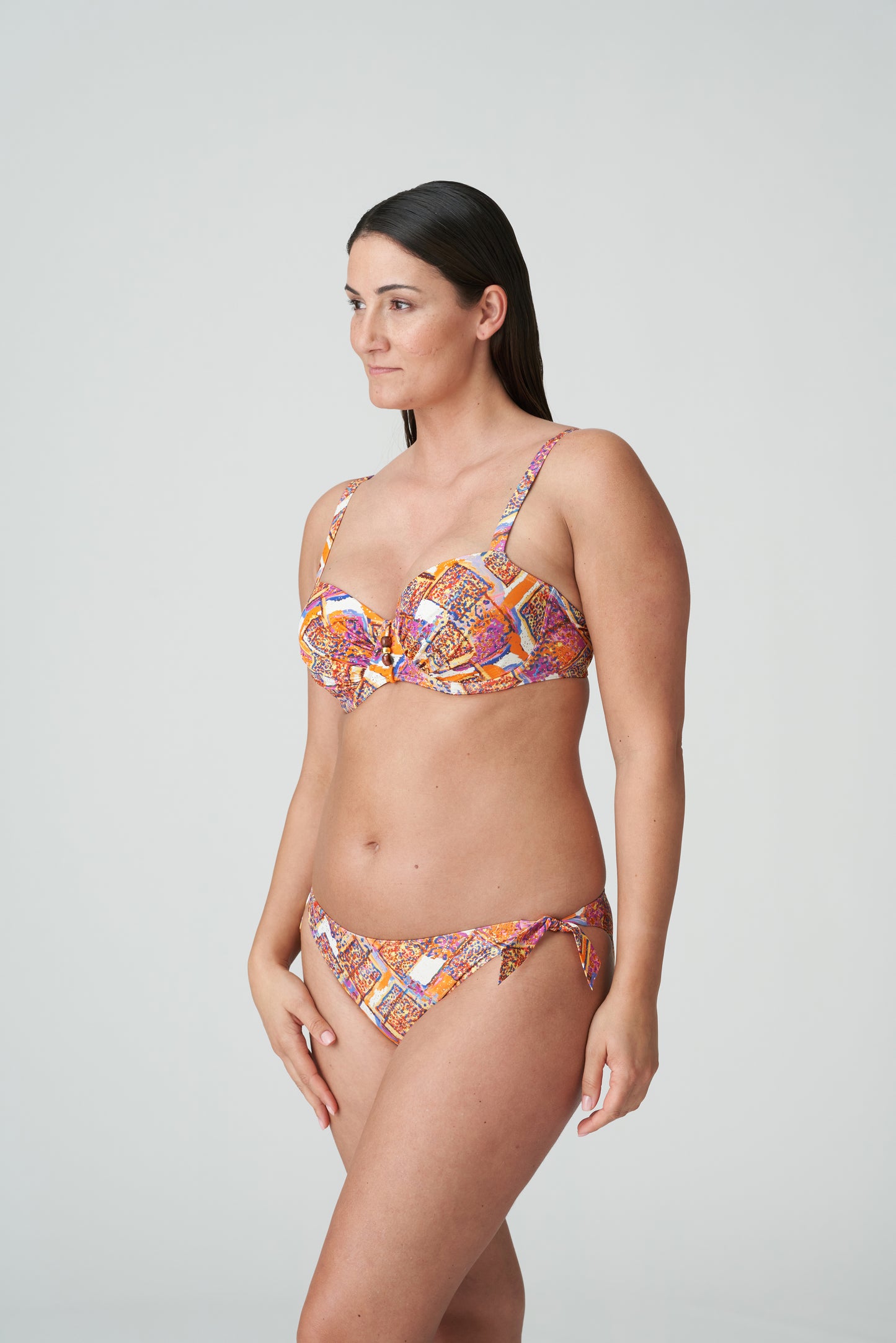 PrimaDonna Swim Navalato bikini heupslip met koordjes Summer Sunset