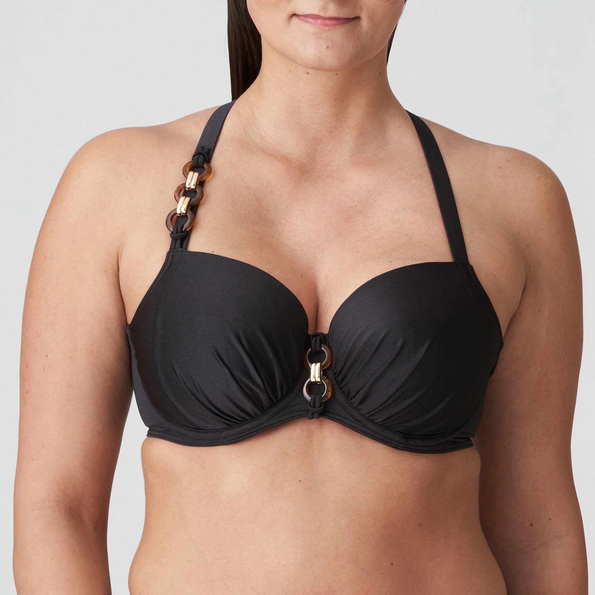 PrimaDonna Swim Barrani voorgevormde balconette bikini Roast Coffee