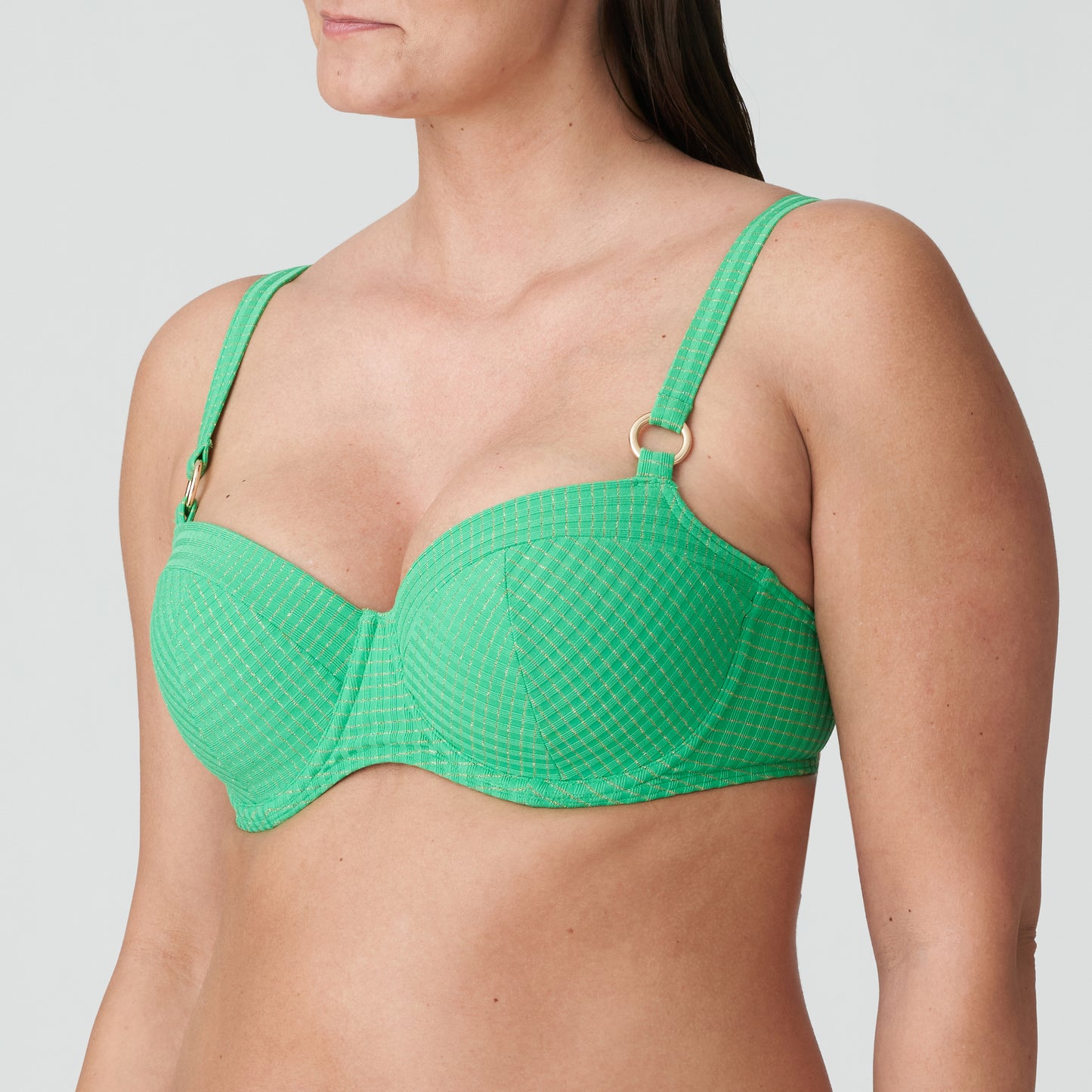 PrimaDonna Swim Maringa voorgevormde balconette bikini Lush Green