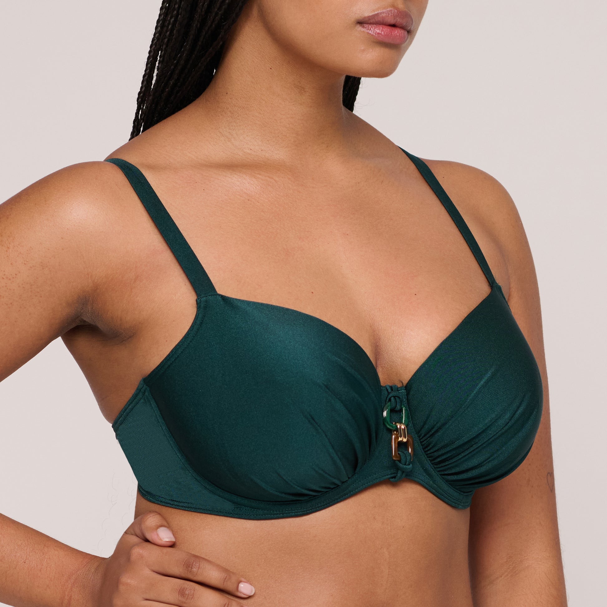 PrimaDonna Swim Mangalore voorgevormde balconette bikini jewel green