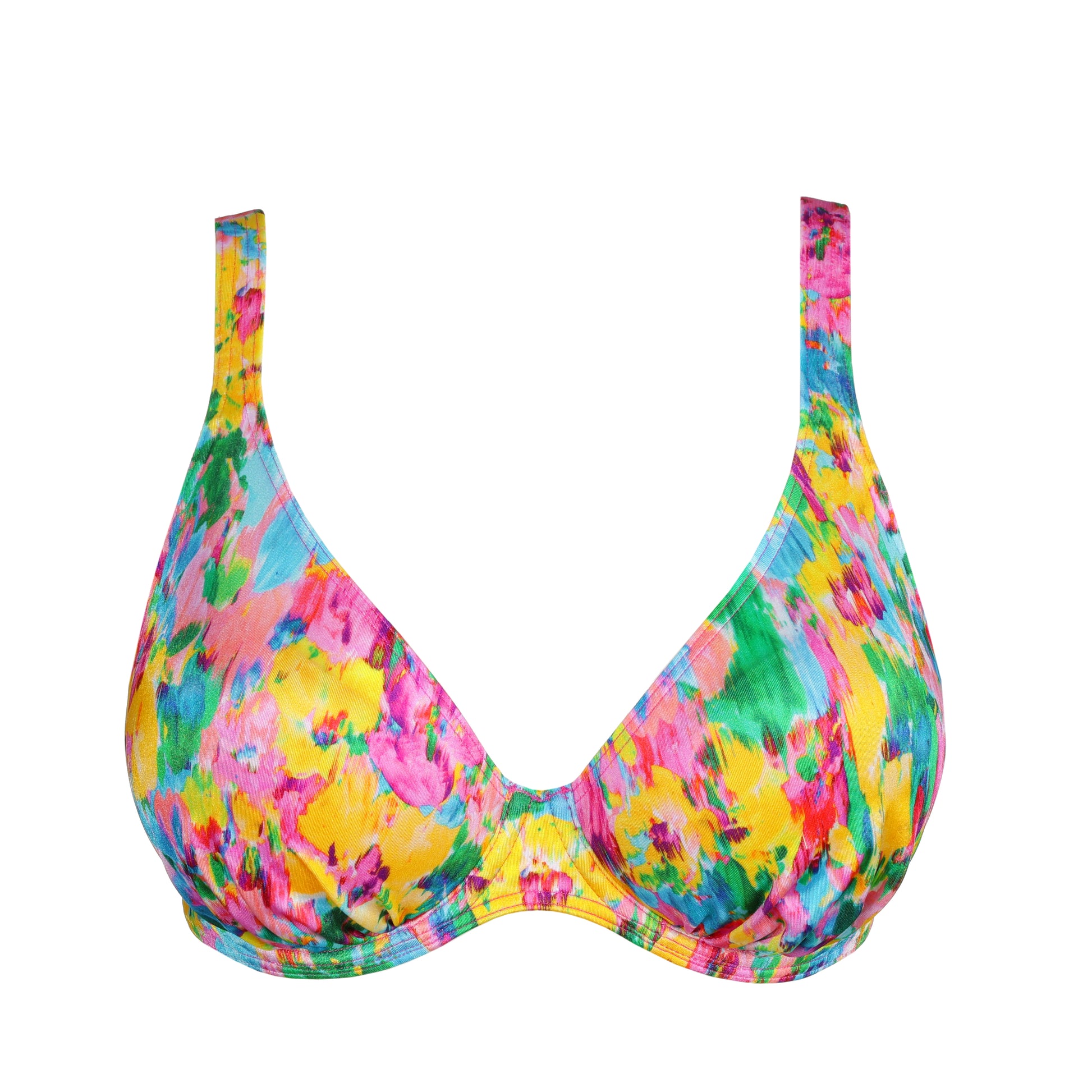 PrimaDonna Swim Ubud plunge bikini halve mousse cup sun glow