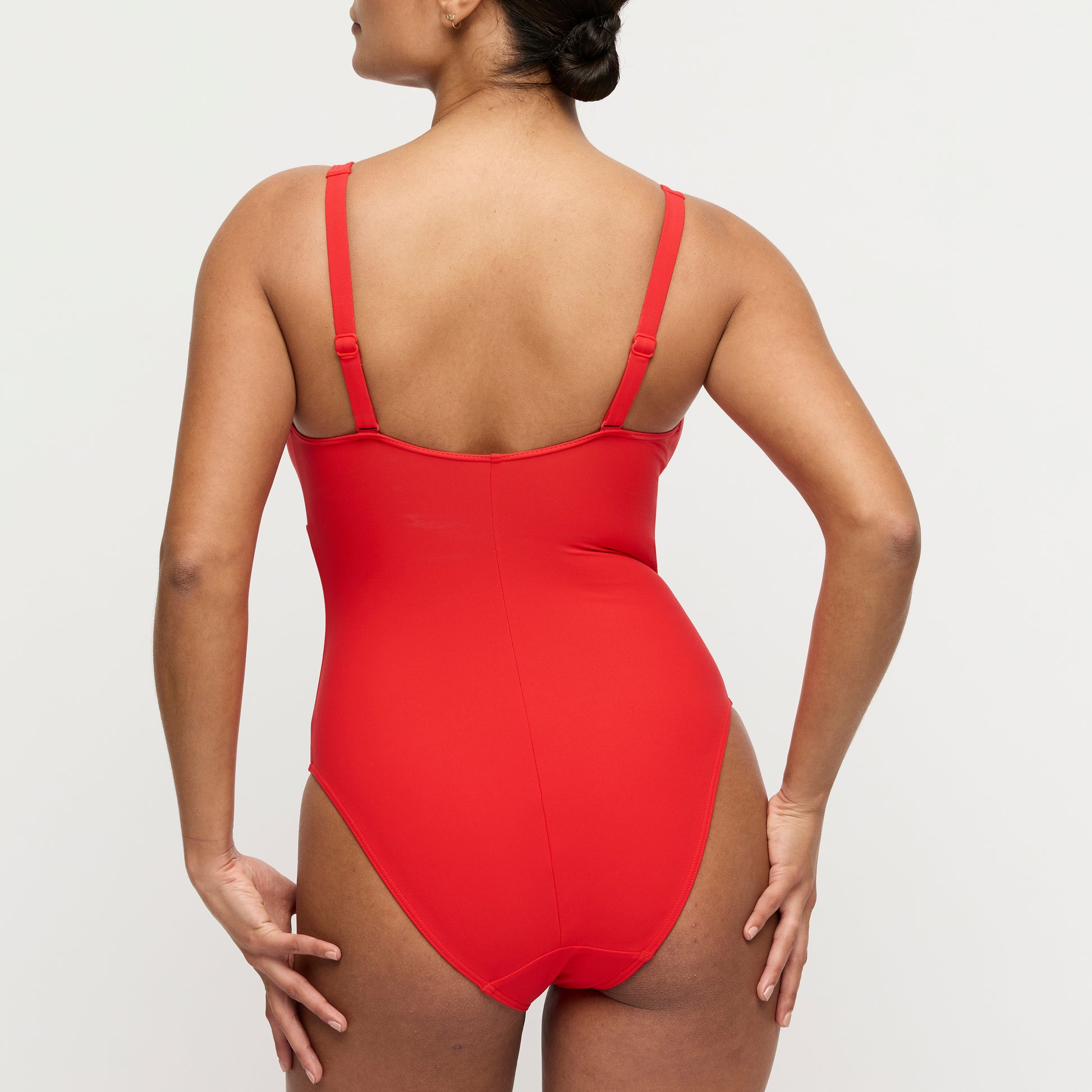 Primadonna Swim Aswan plunge badpak zonder beugels fiesta rood