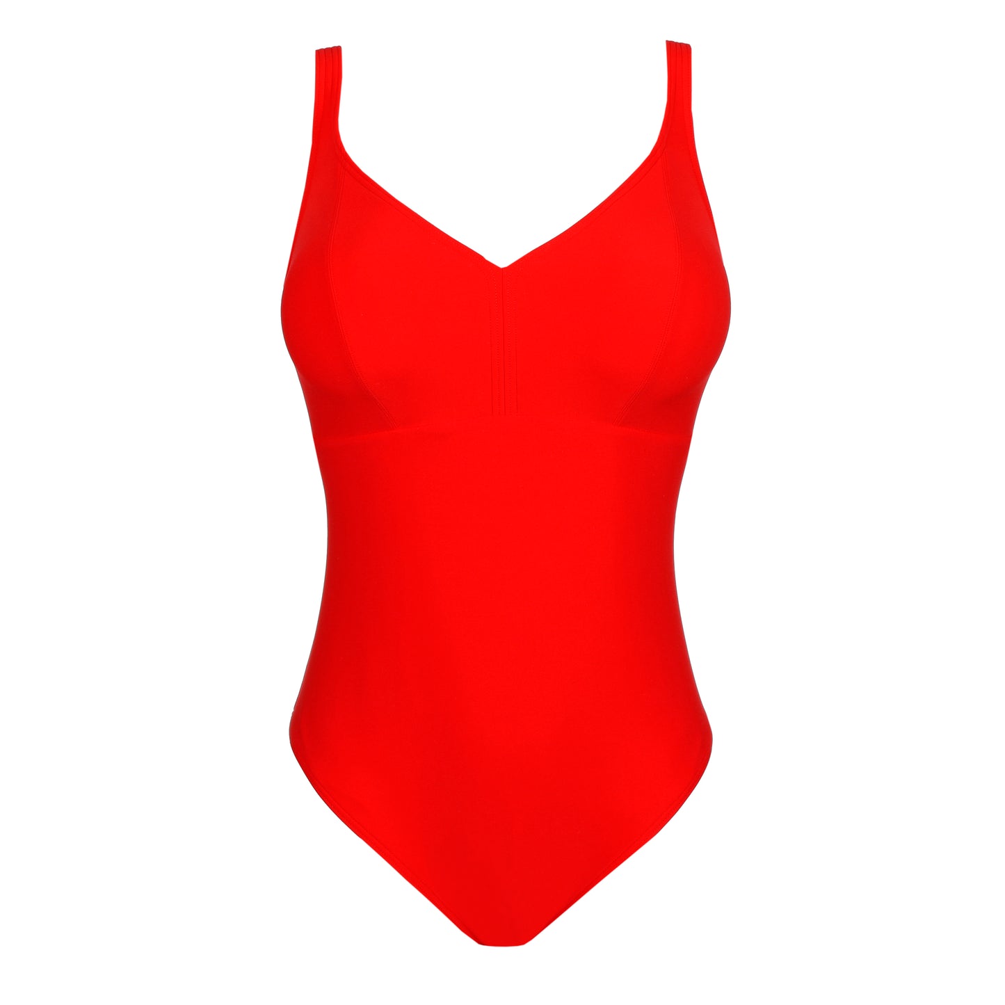 Primadonna Swim Aswan plunge badpak zonder beugels fiesta rood