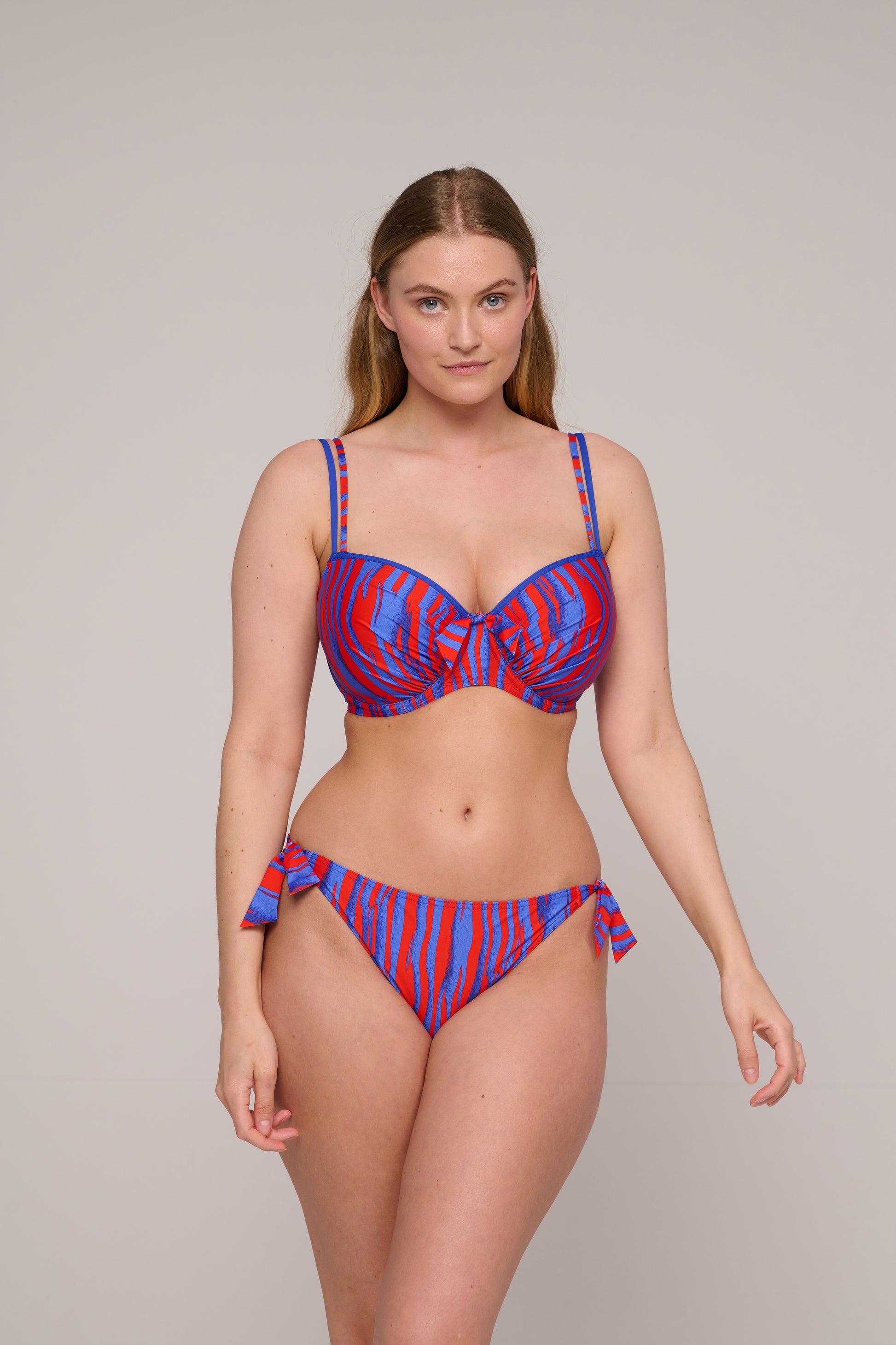 PrimaDonna Swim Skudai voorgevormde balconette bikini Wild stripes