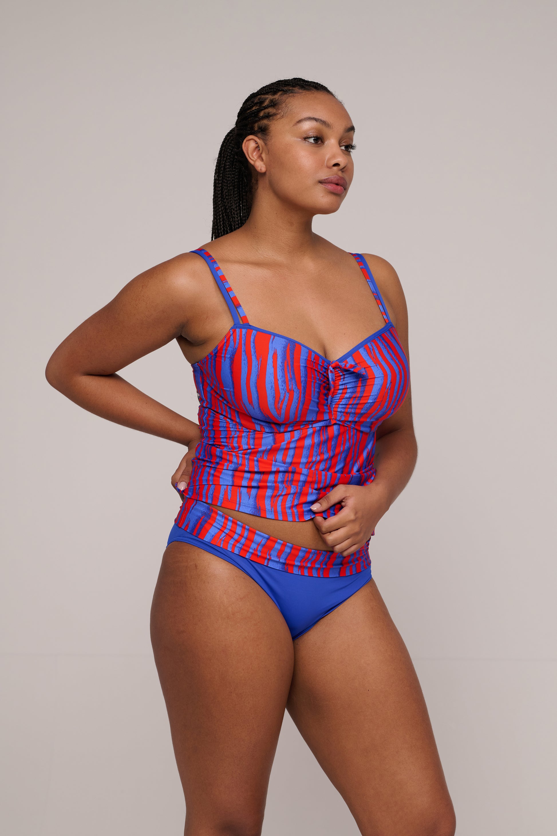 PrimaDonna Swim Skudai bikini slip met omslag Wild stripes