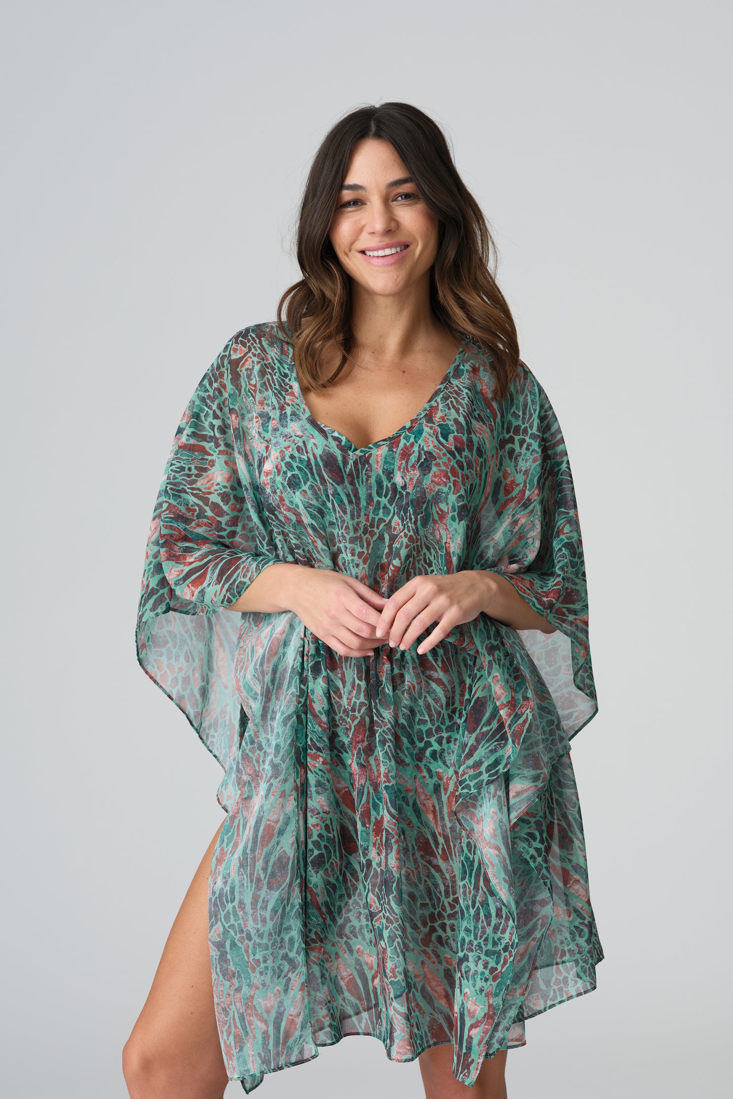 PrimaDonna Swim Riyad badmode caftan Turquoise Seas