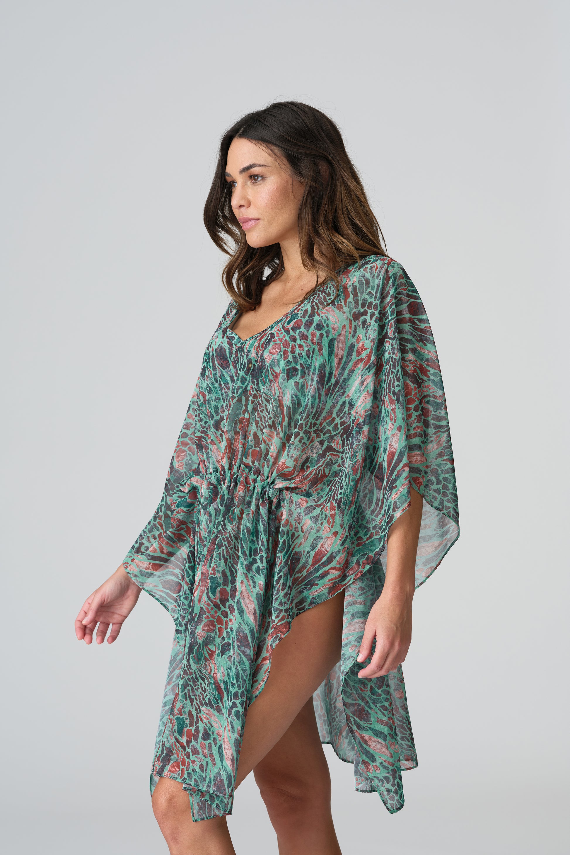 PrimaDonna Swim Riyad badmode caftan Turquoise Seas