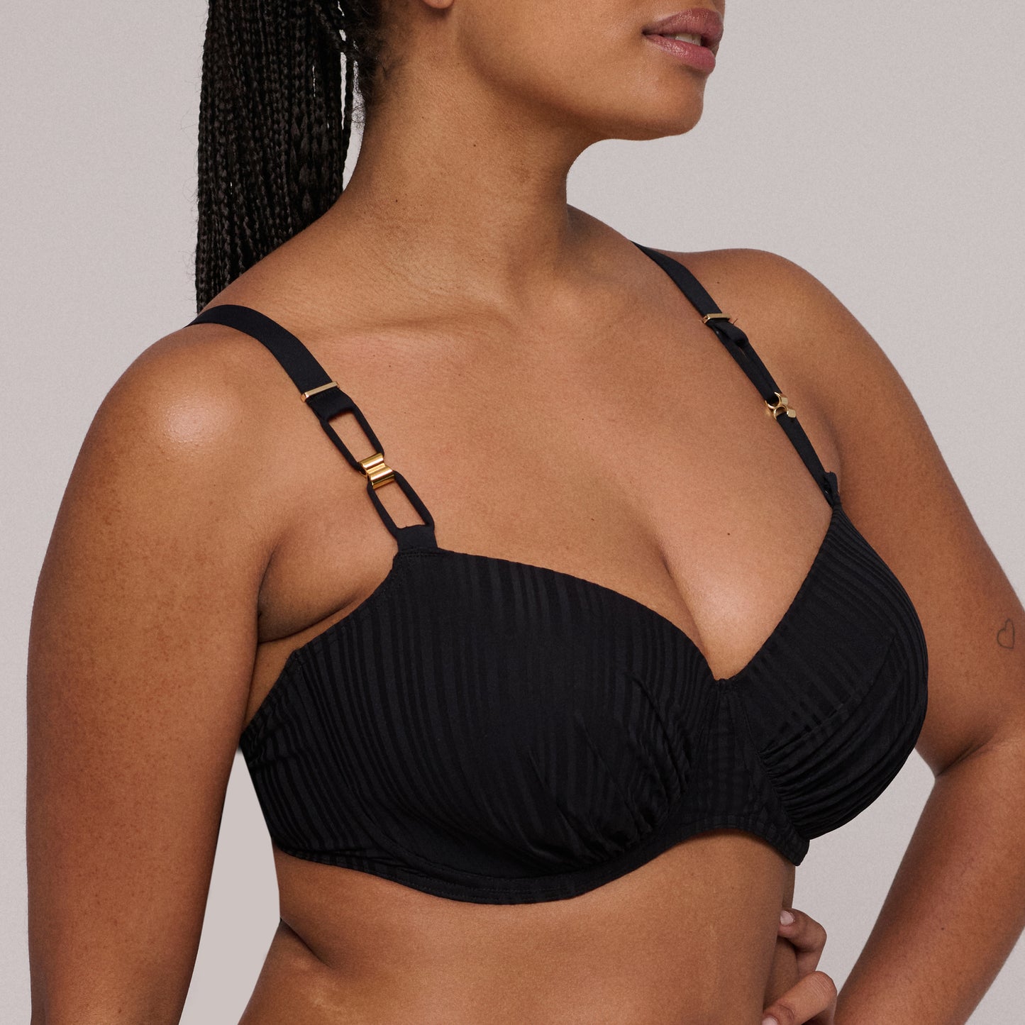 PrimaDonna Swim Kiruna voorgevormde balconette bikini zwart