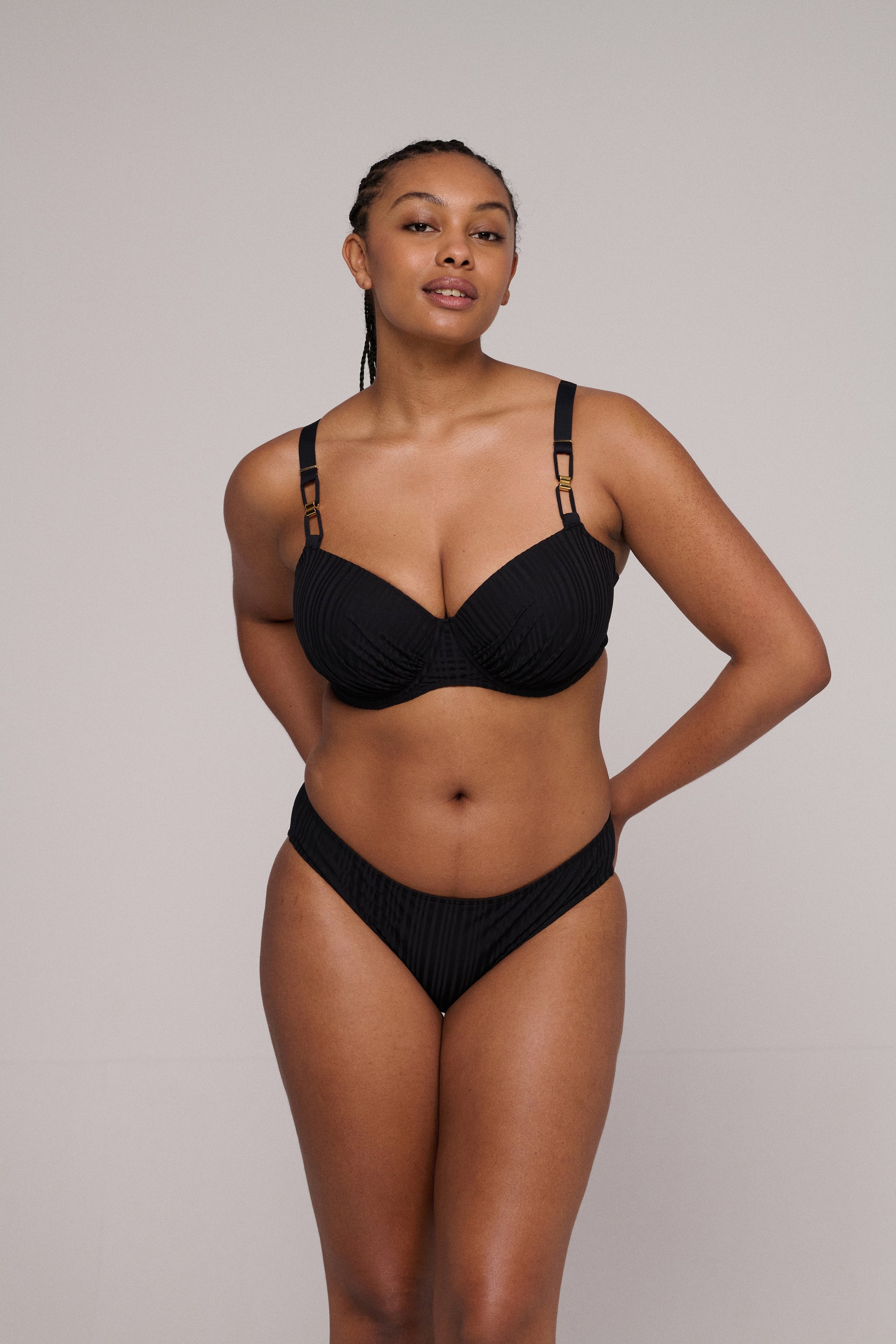 PrimaDonna Swim Kiruna voorgevormde balconette bikini zwart