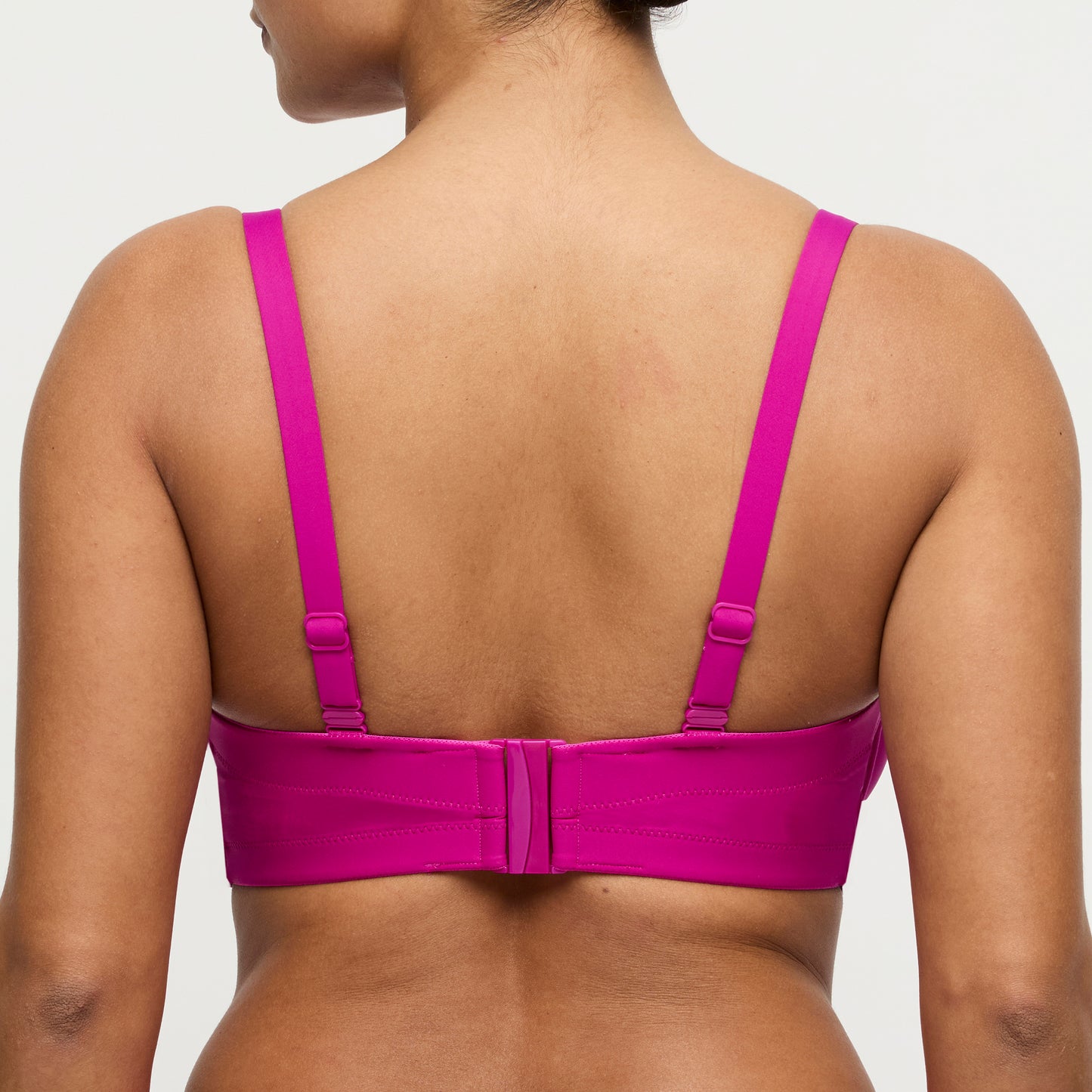 Primadonna Swim Uvita voorgevormde bikini strapless Deep Magenta