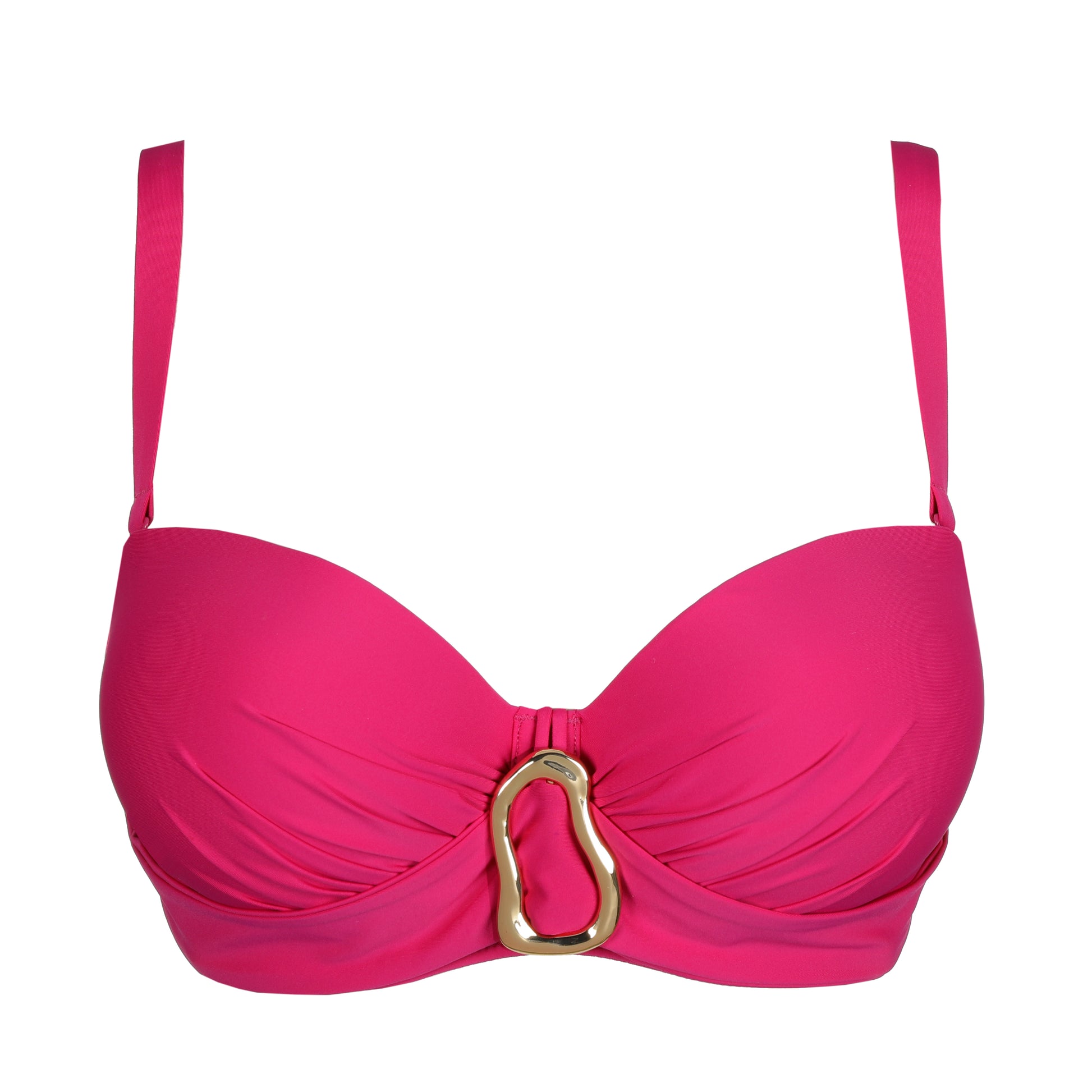 Primadonna Swim Uvita voorgevormde bikini strapless Deep Magenta
