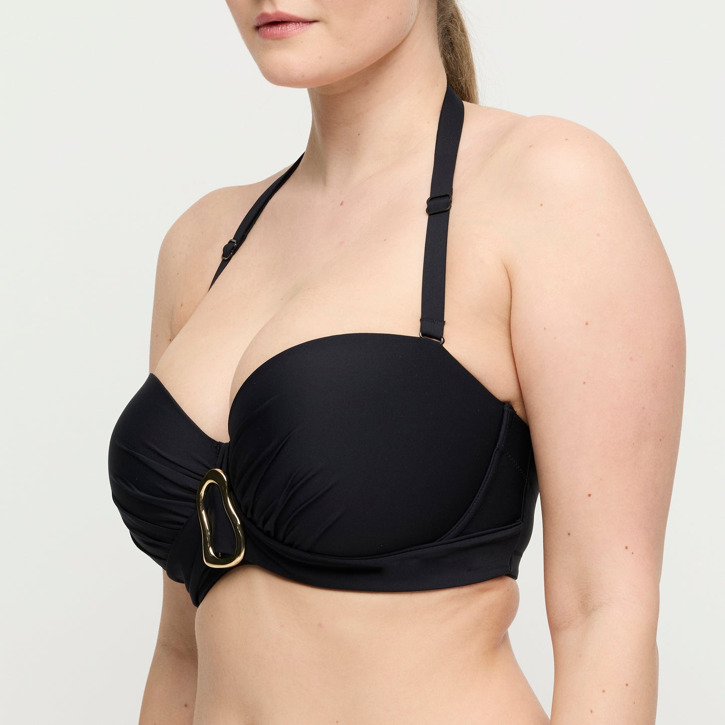 Primadonna Swim Uvita voorgevormde bikini strapless zwart