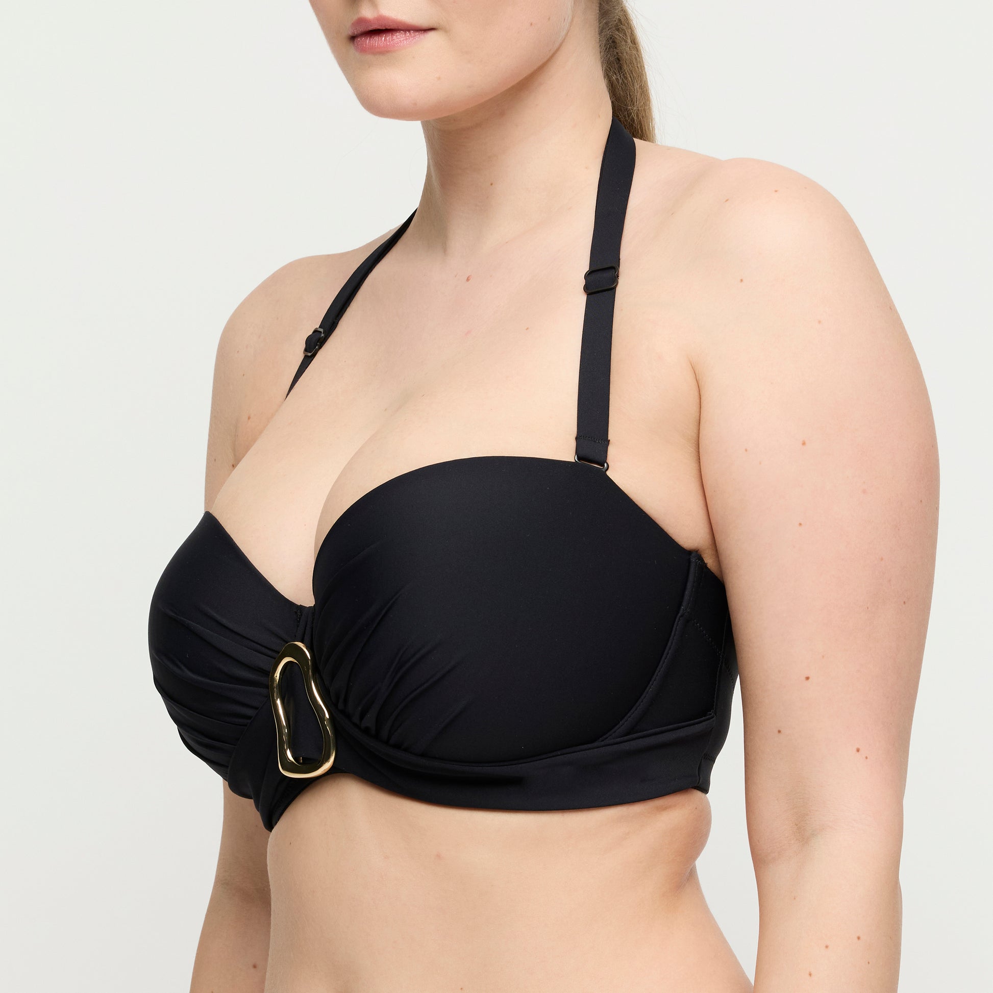 Primadonna Swim Uvita voorgevormde bikini strapless zwart