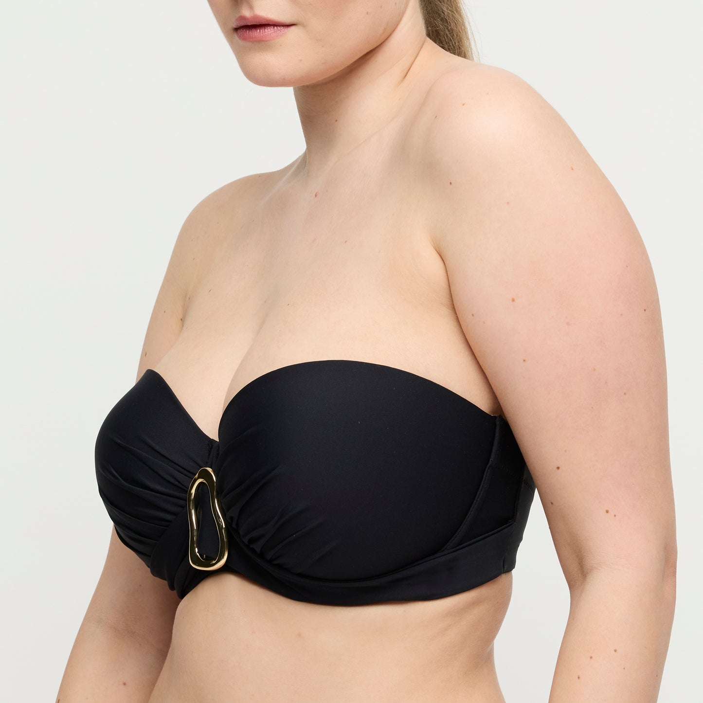 Primadonna Swim Uvita voorgevormde bikini strapless zwart