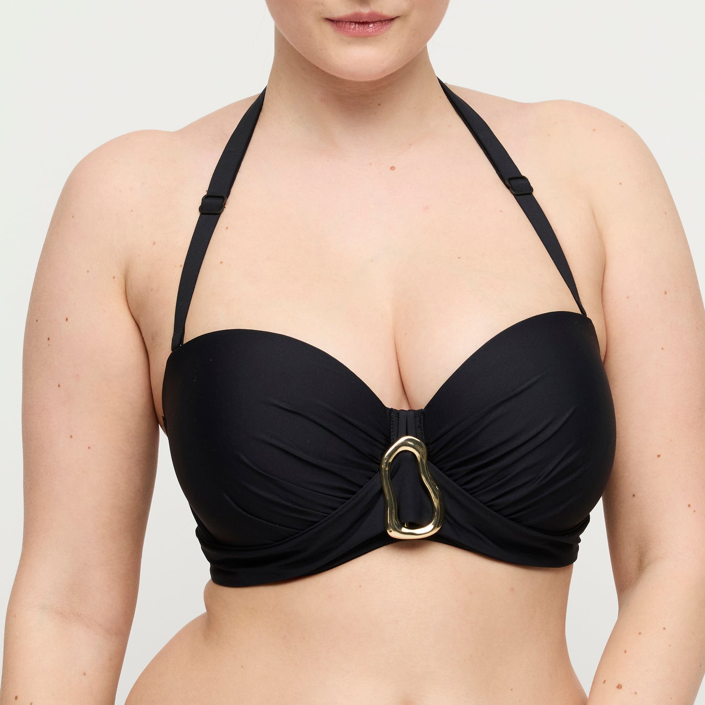 Primadonna Swim Uvita voorgevormde bikini strapless zwart