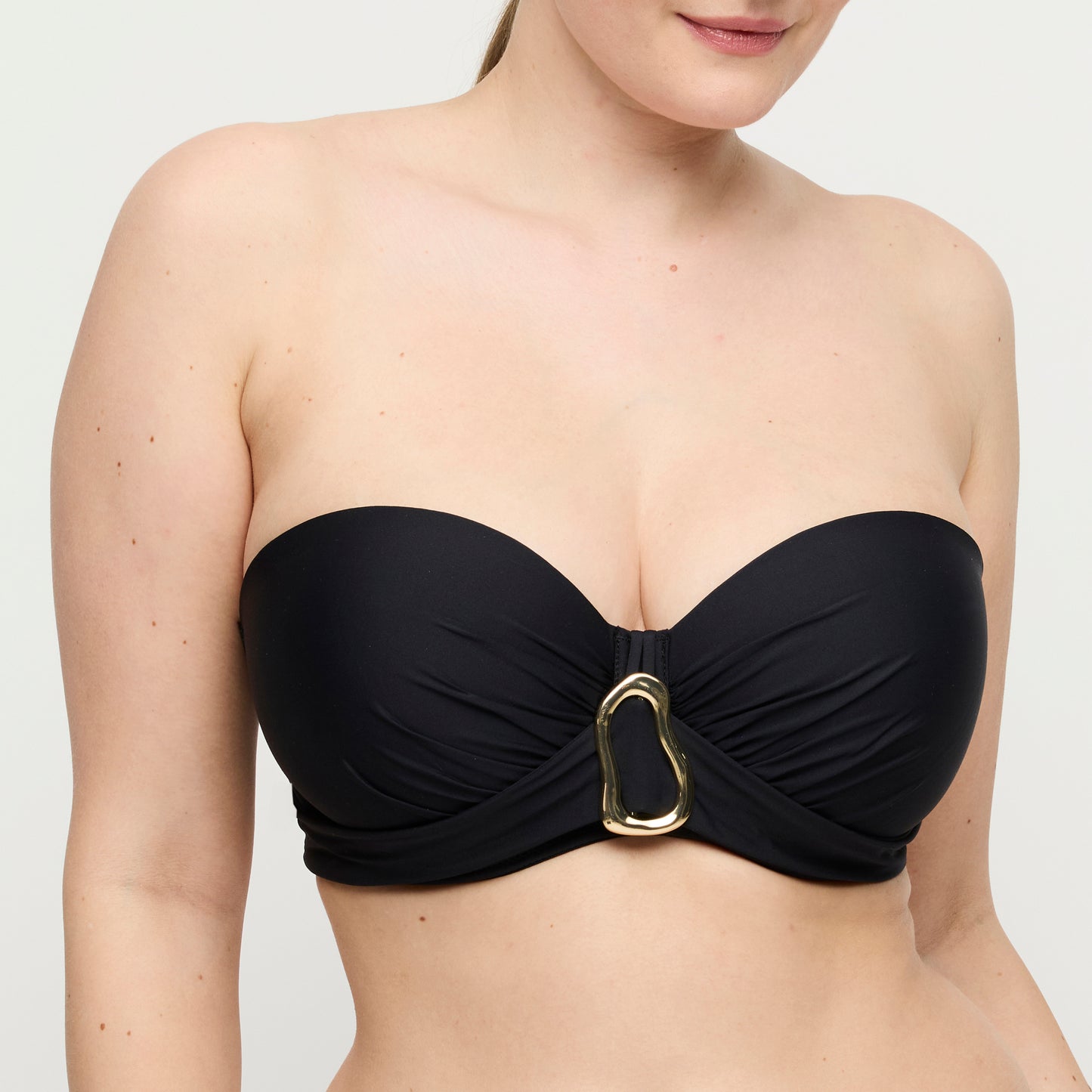 Primadonna Swim Uvita voorgevormde bikini strapless zwart