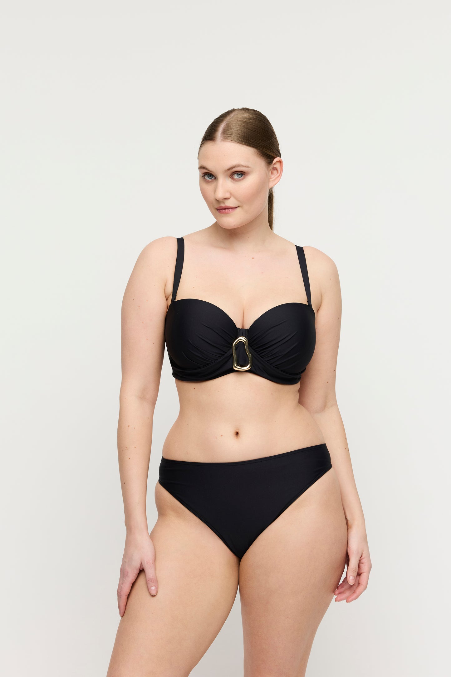 Primadonna Swim Uvita voorgevormde bikini strapless zwart