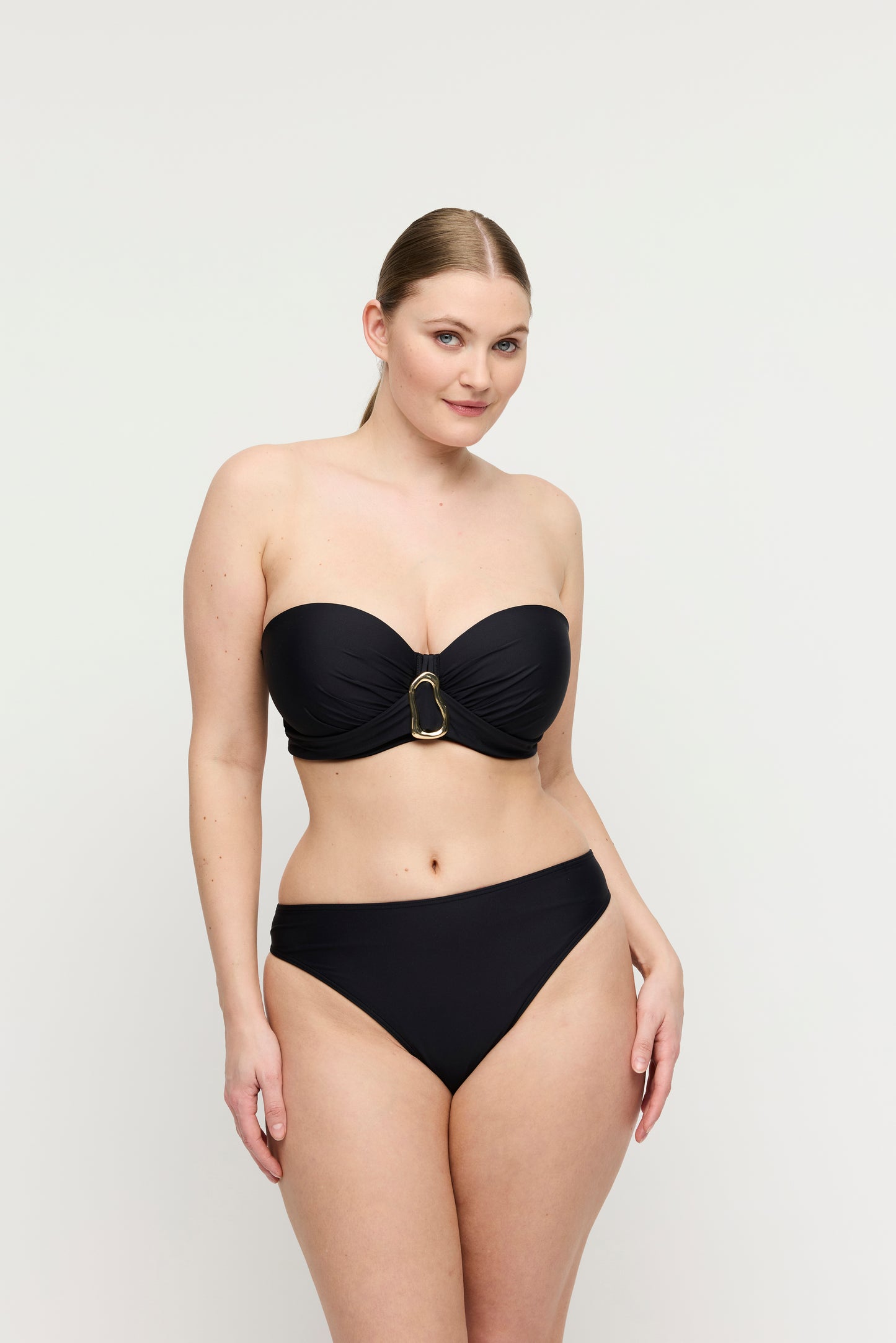 Primadonna Swim Uvita voorgevormde bikini strapless zwart