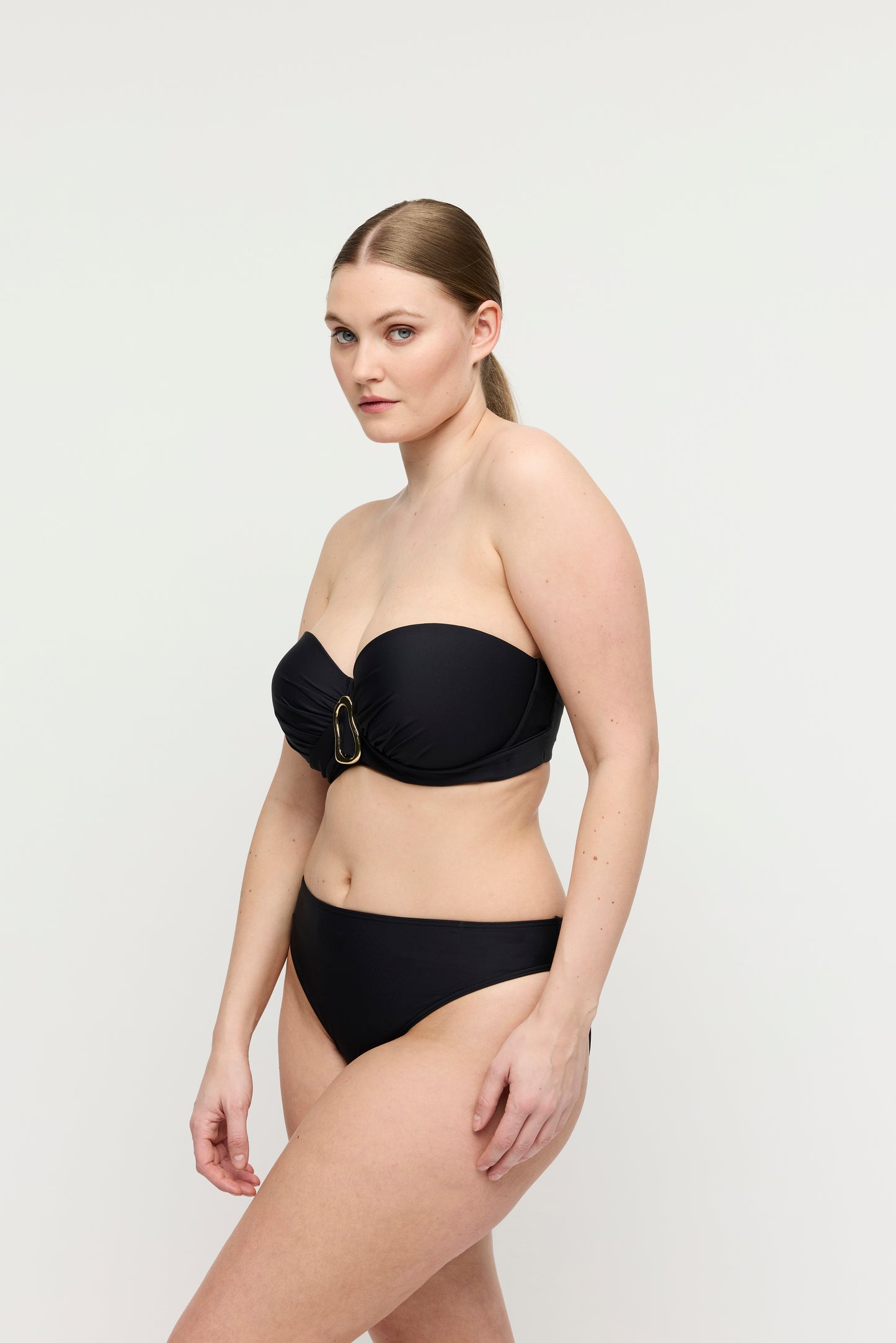 Primadonna Swim Uvita voorgevormde bikini strapless zwart