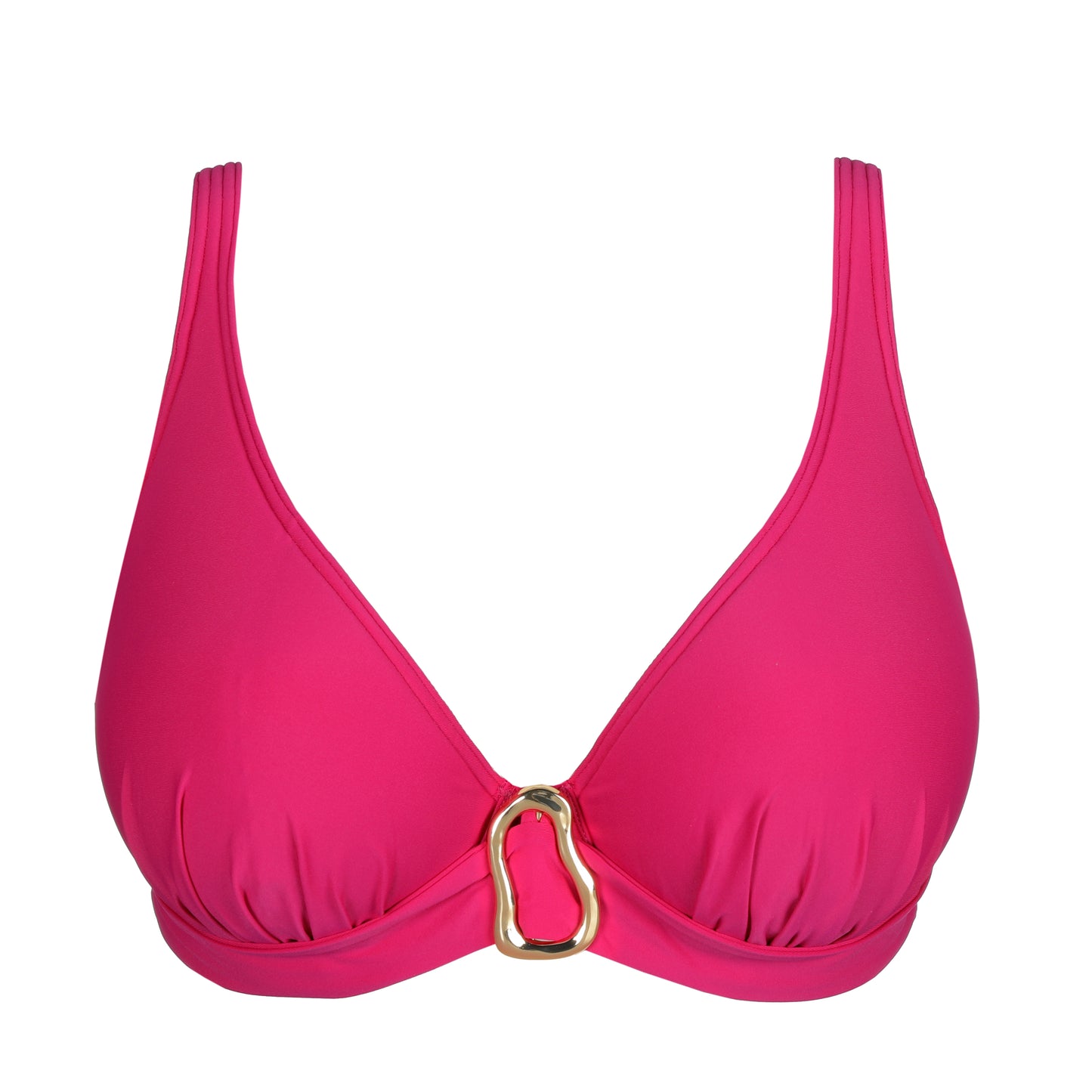 Primadonna Swim Uvita voorgevormde plunge bikinitop Deep Magenta