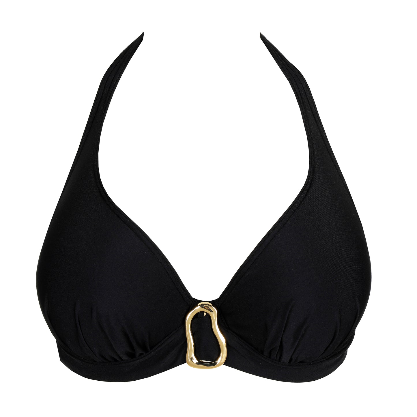 Primadonna Swim Uvita voorgevormde plunge bikinitop zwart